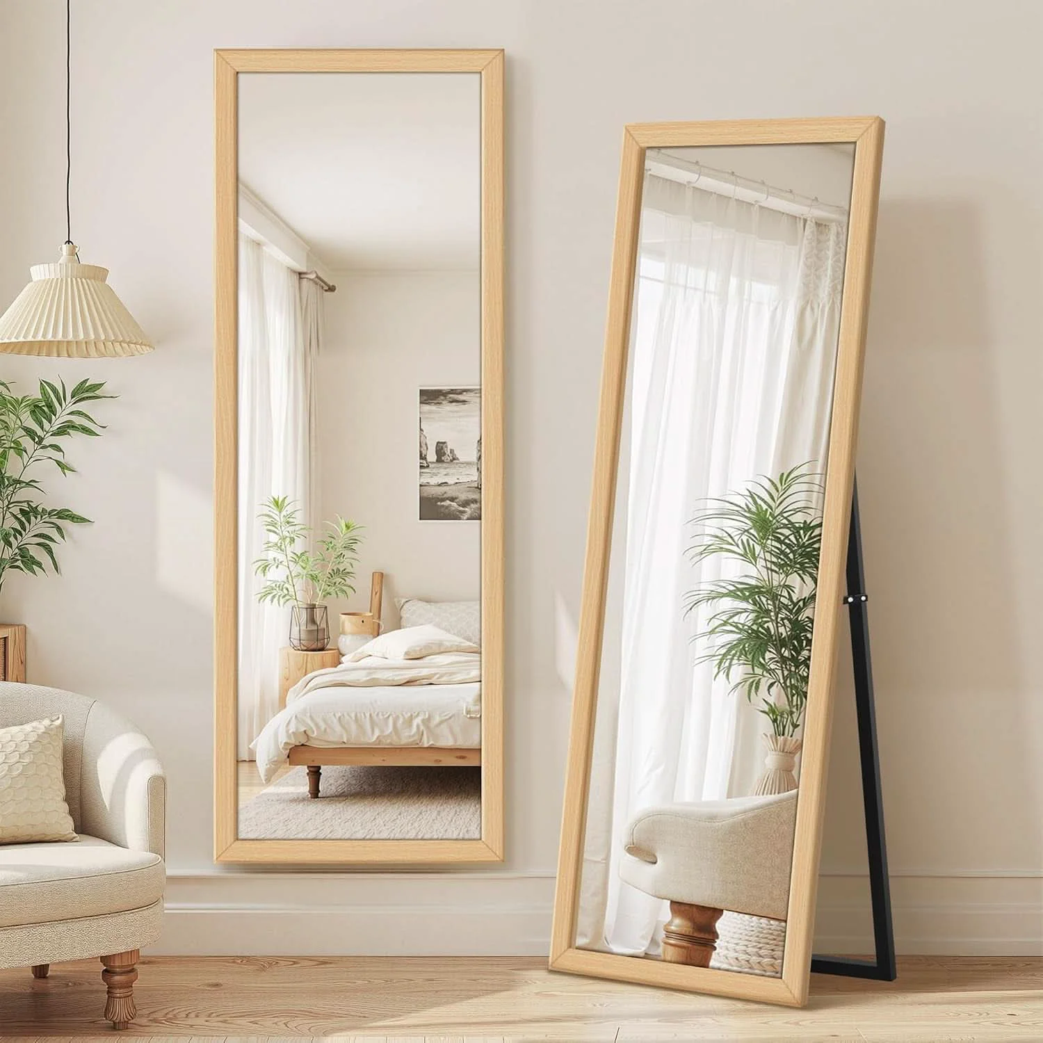 Excellent 56x20 Handcrafted Standing Full Length Floor Mirror Stylish