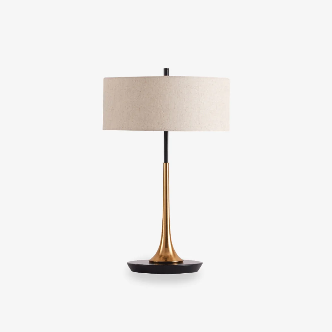 Soft PA Gold Table Lamp Practical