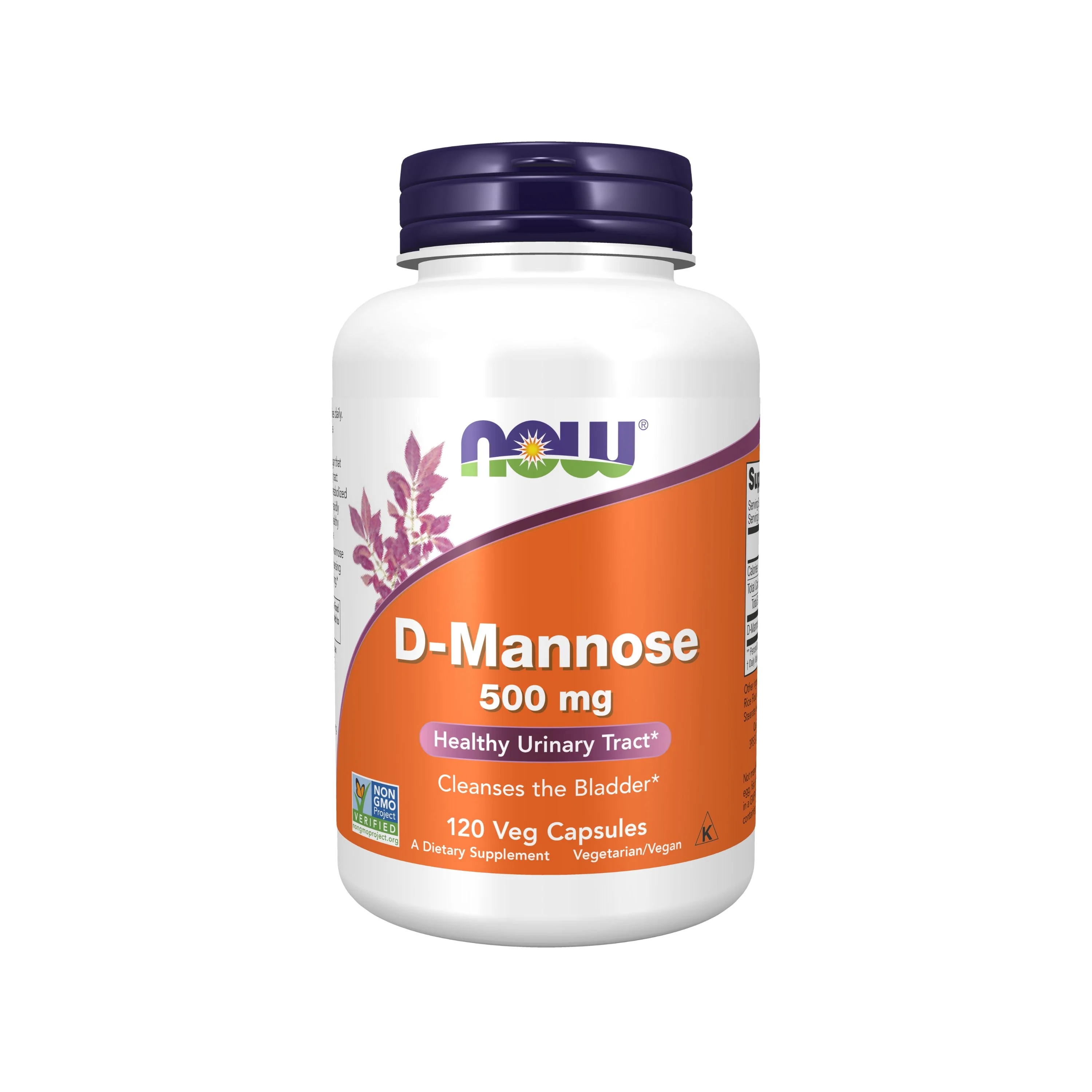Green NOW Foods D-Mannose 500MG - For Healthy Urinary Tract Top-Quality