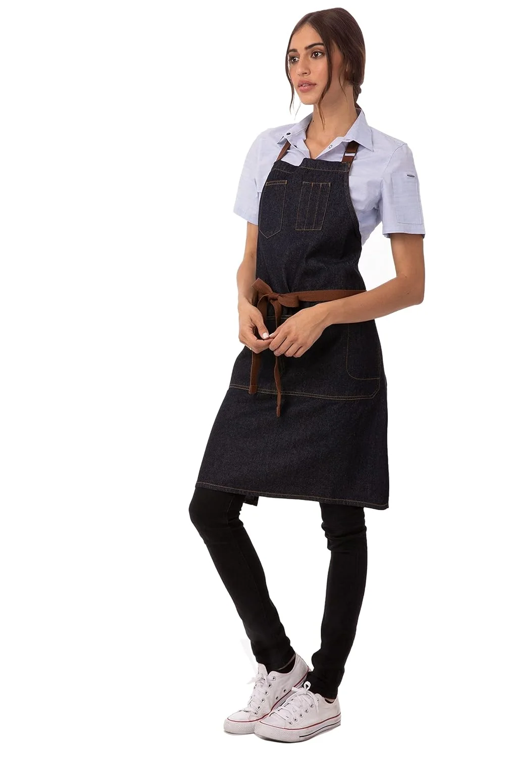 Clean Chef Works Unisex Memphis Bib Apron Fine Crafted