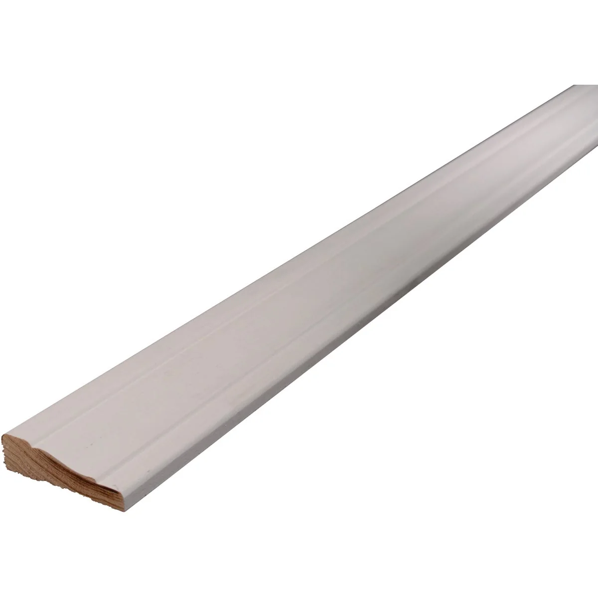 Certified Alexandria Moulding 11 16 In. W. x 2-1 4 In. H. x 7 Ft. L. White Finger Joint Pine Colonial Casing Artisan