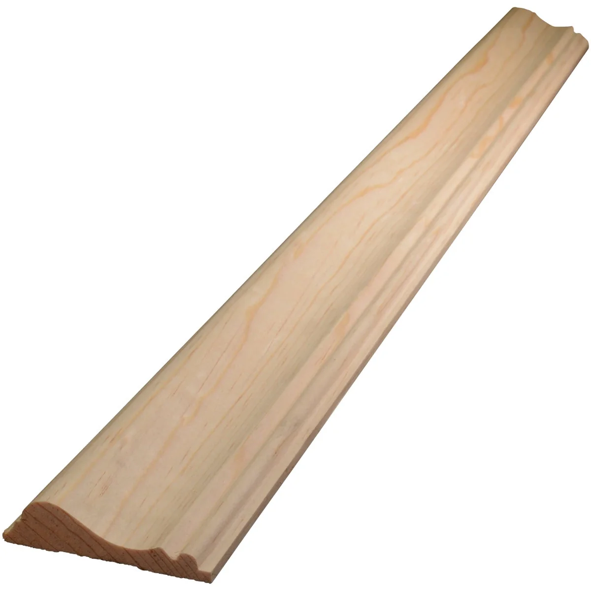 Traditional Alexandria Moulding 11 16 In. W. x 2-5 8 In. H. x 8 Ft. L. Solid Pine Colonial Chair Rail Molding Effective