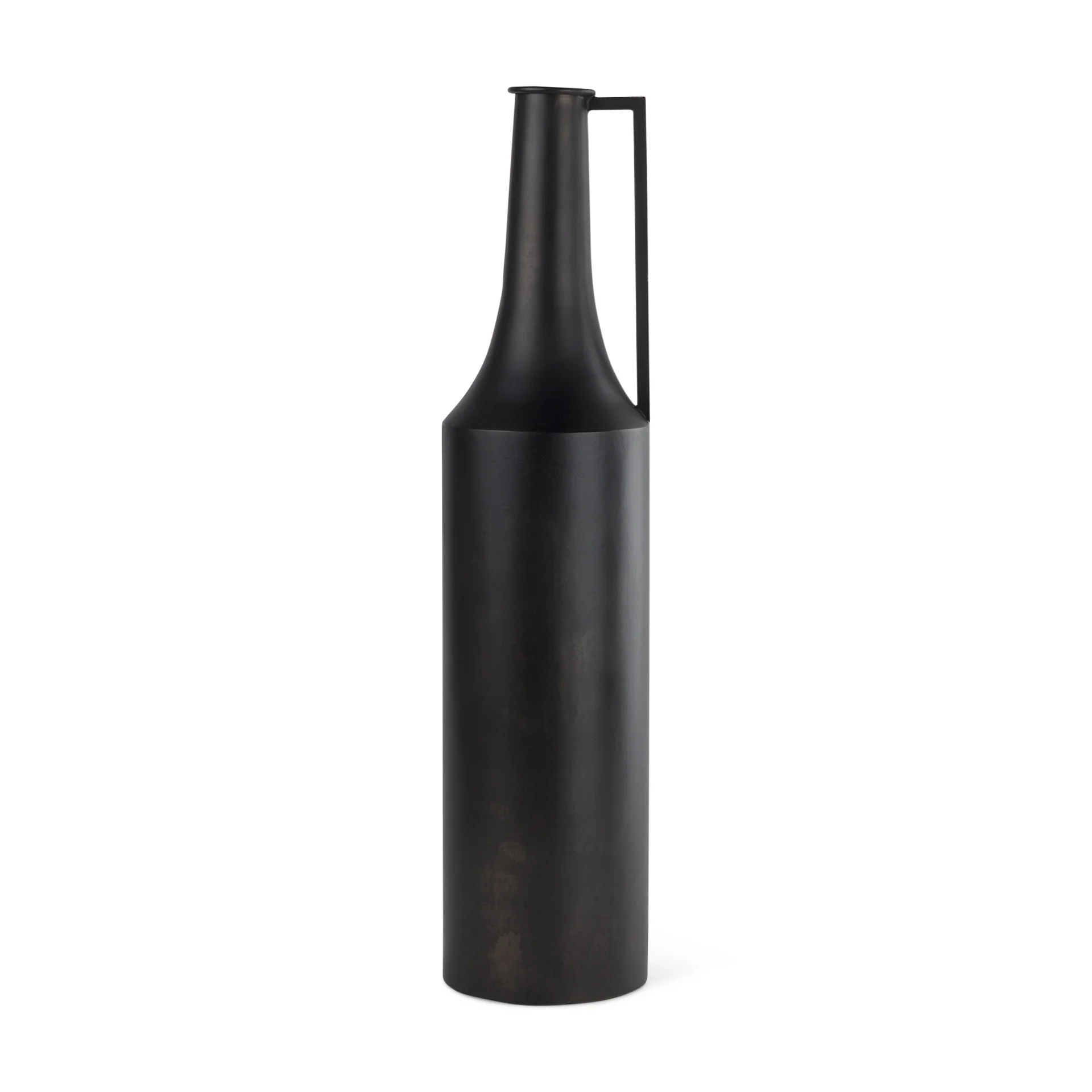 Classic Aubrey Large 24.0H Black Iron Jug Vase Practical