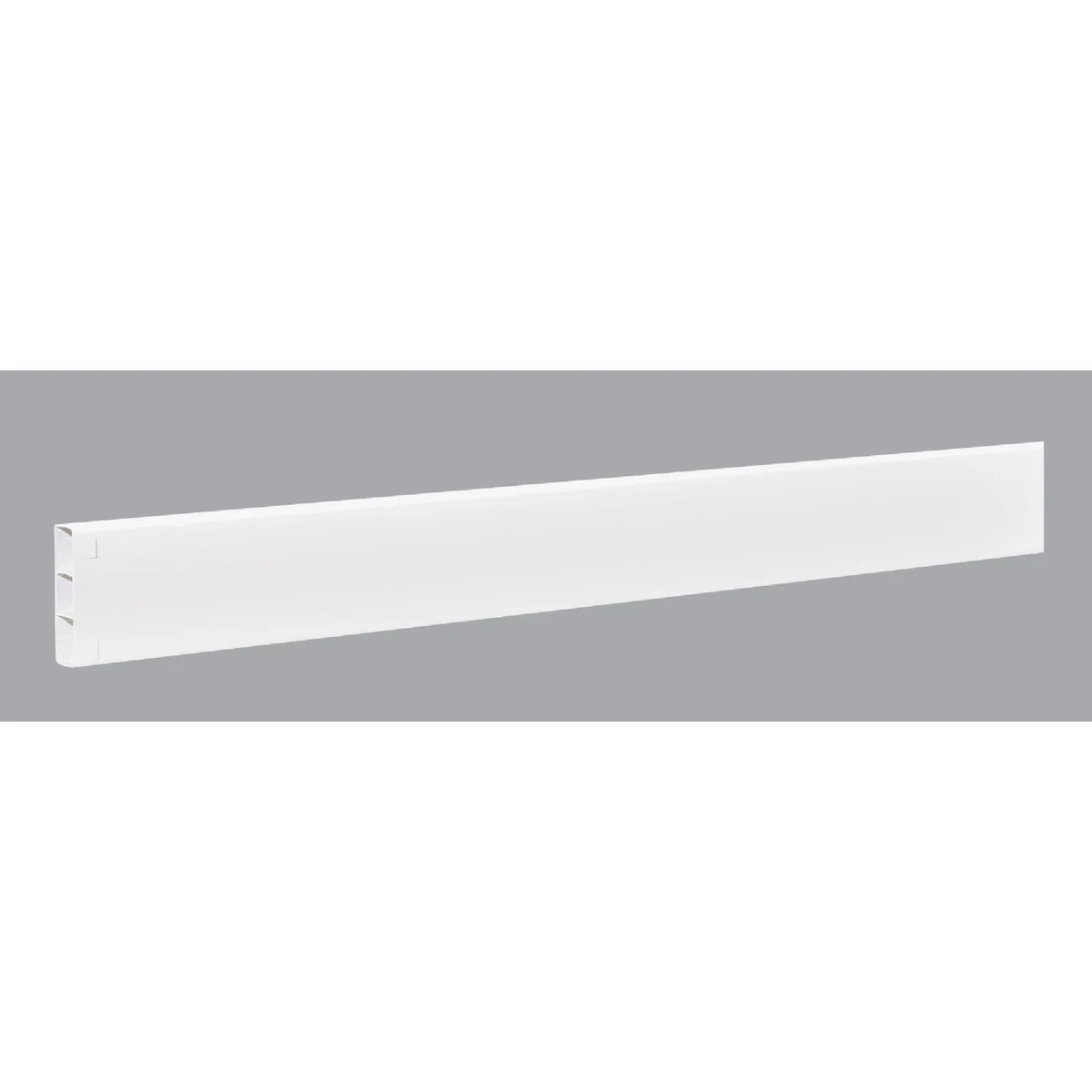 Premium Outdoor Essentials 2 In. x 6 In. x 96 In. White Vinyl Fence Rail Long-Lasting