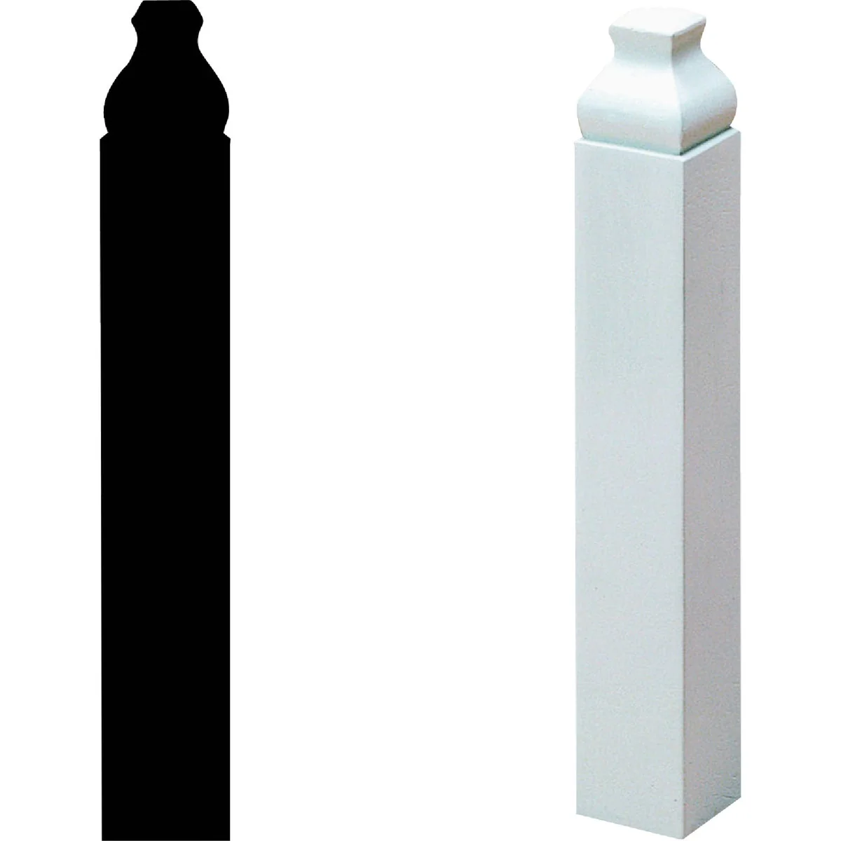 Consistent House of Fara 1-1 4 In. x 1-1 4 In. x 8 In. White MDF Outside Corner Versatile
