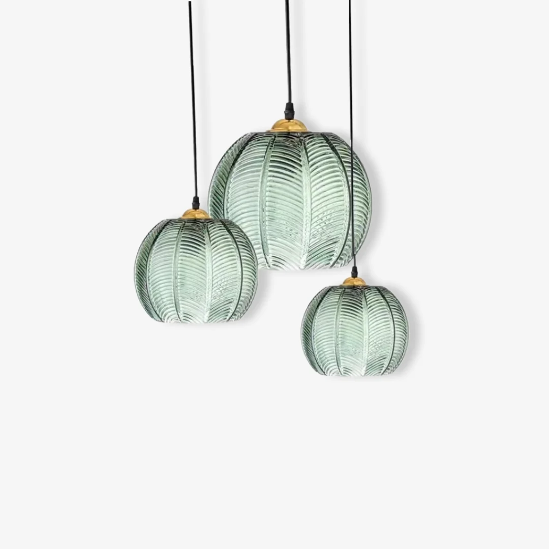 Specialty Anji Leaf Pendant Lamp Natural