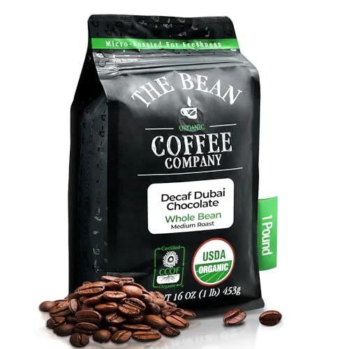 Efficient The Bean Organic Coffee Co. Decaf Vanilla Nut 16 Ounce Convenient