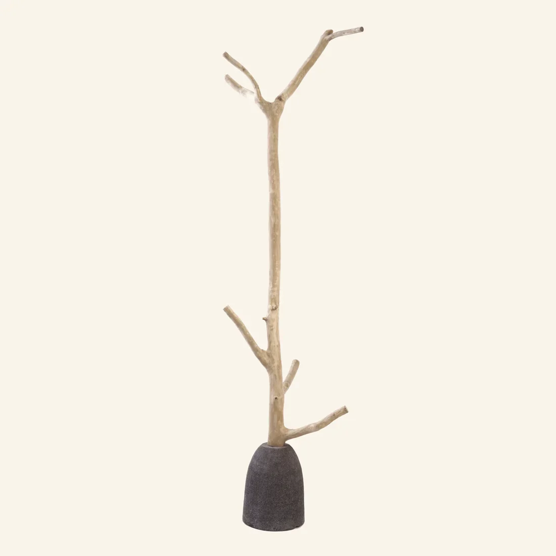 Trendy Tree branch coat hook and volcanic stone base - Robinson Collection Next-Generation