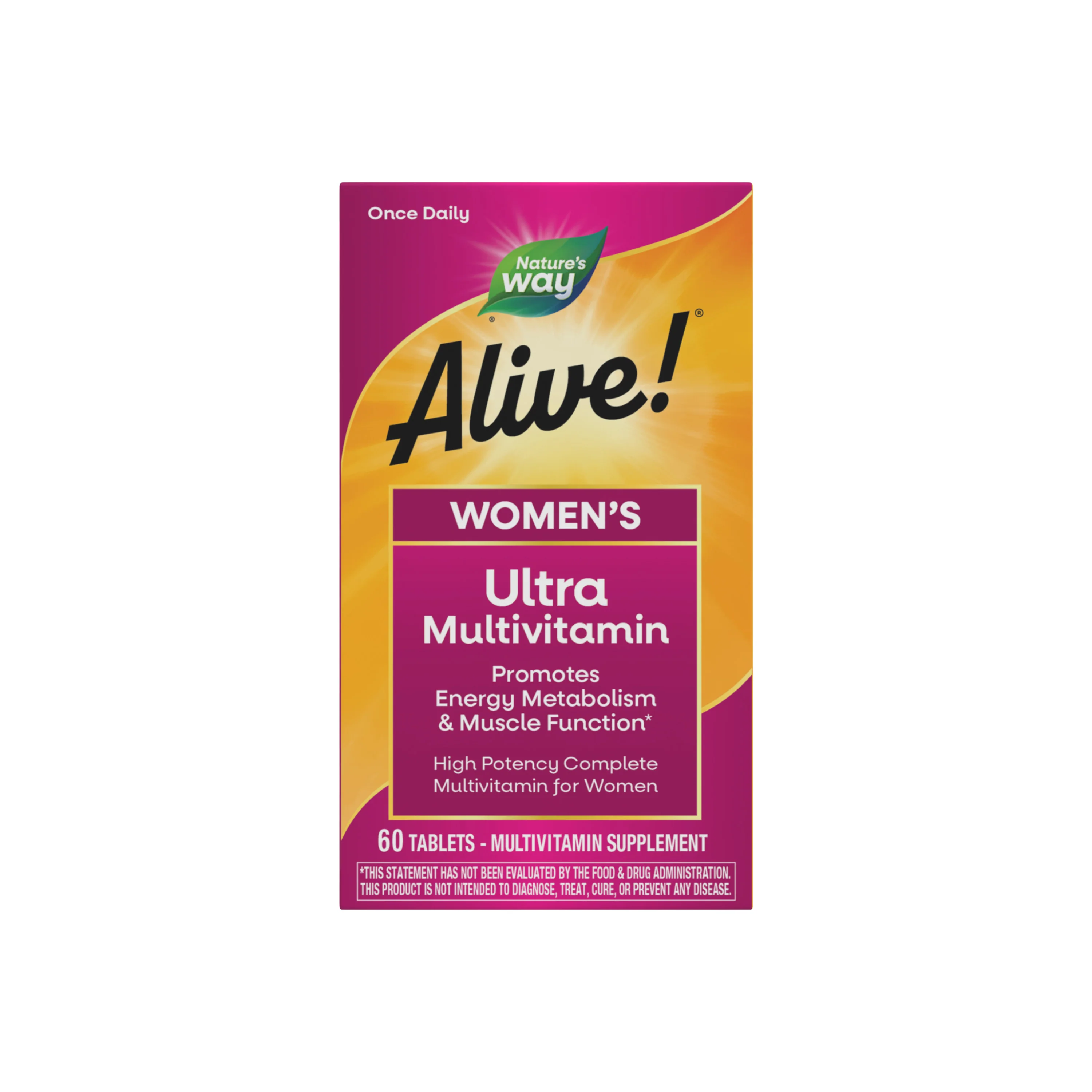 Breathable Nature's Way Alive ® Once Daily Women's Ultra Potency Complete Multivitamin First-Class