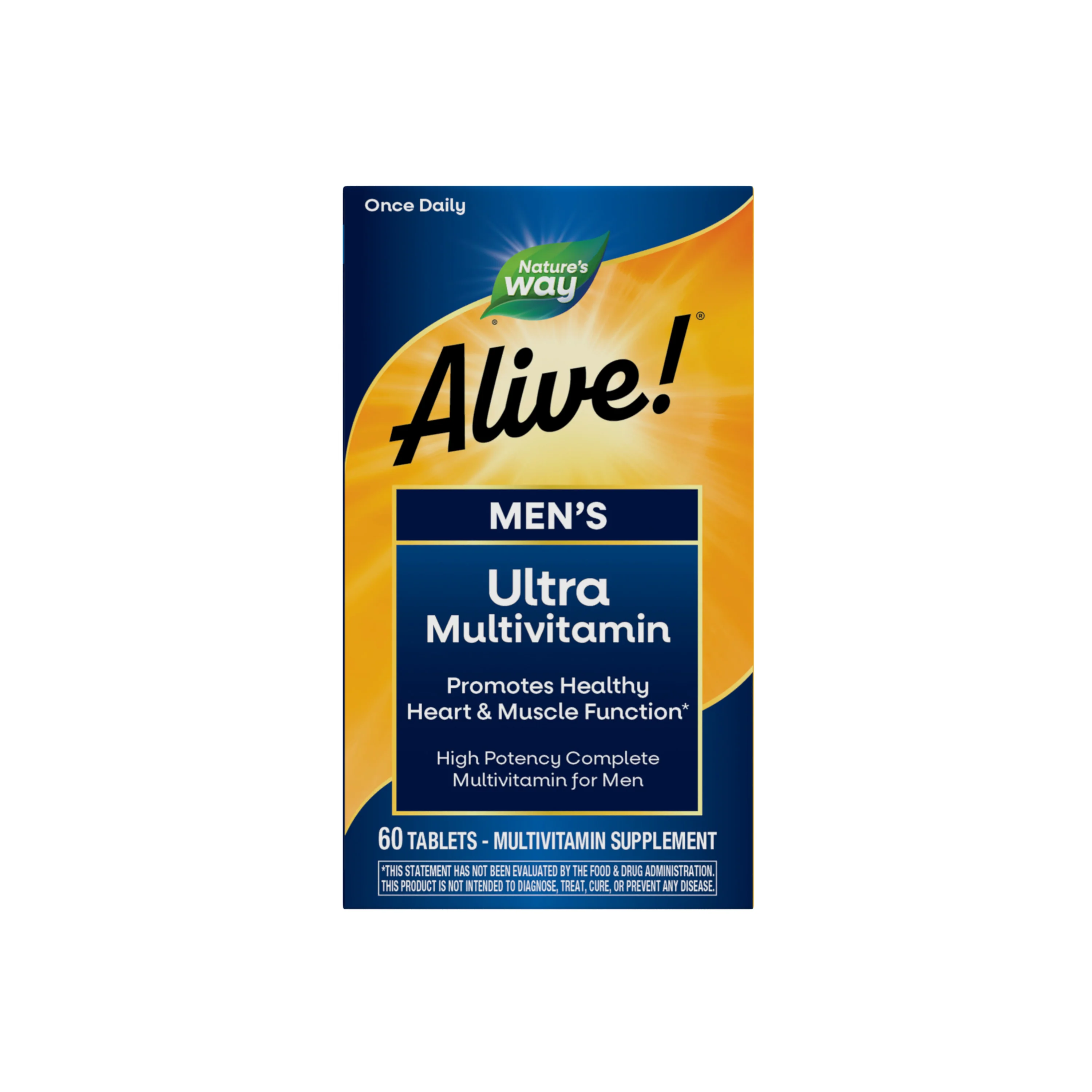 Expertly Made Nature's Way Alive ® Ultra Multivitamin - Promotes Health Heart Muscle Fucntion First-Class