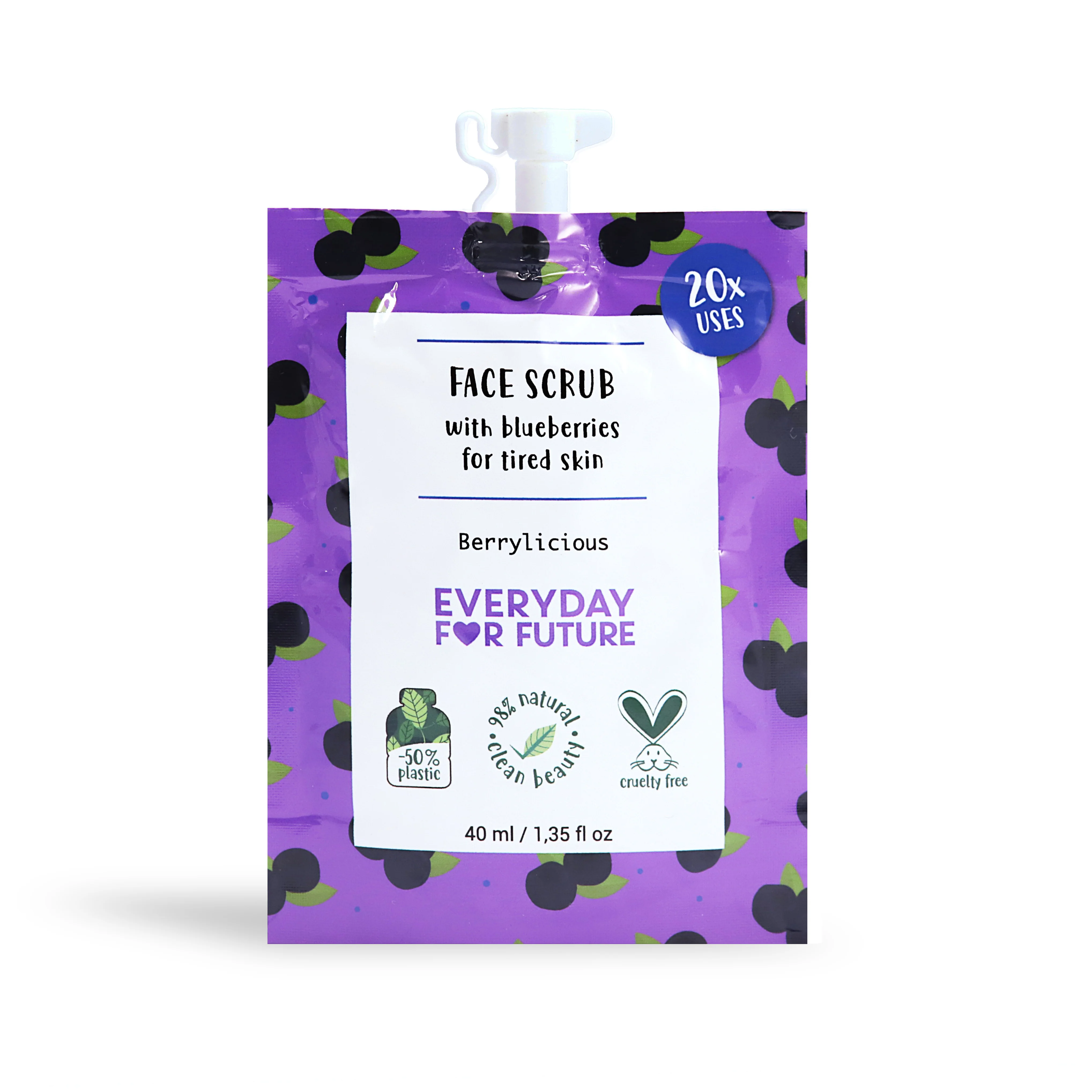 Smart Everyday For Future Firming Blueberry Face Scrub Stylish