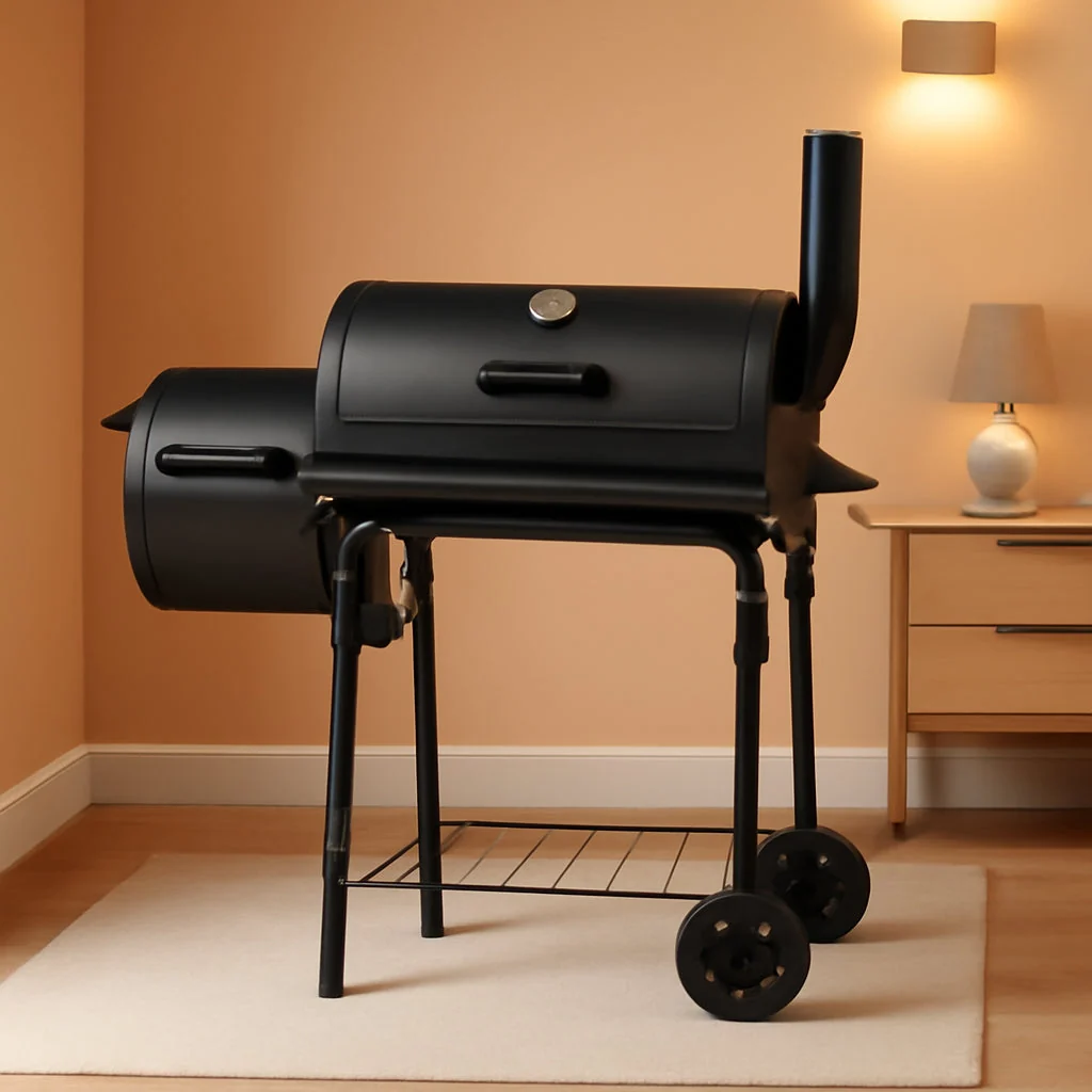 High-Performance Fourteen Inch Durable Charcoal Grill Offset Smoker Eco-Friendly