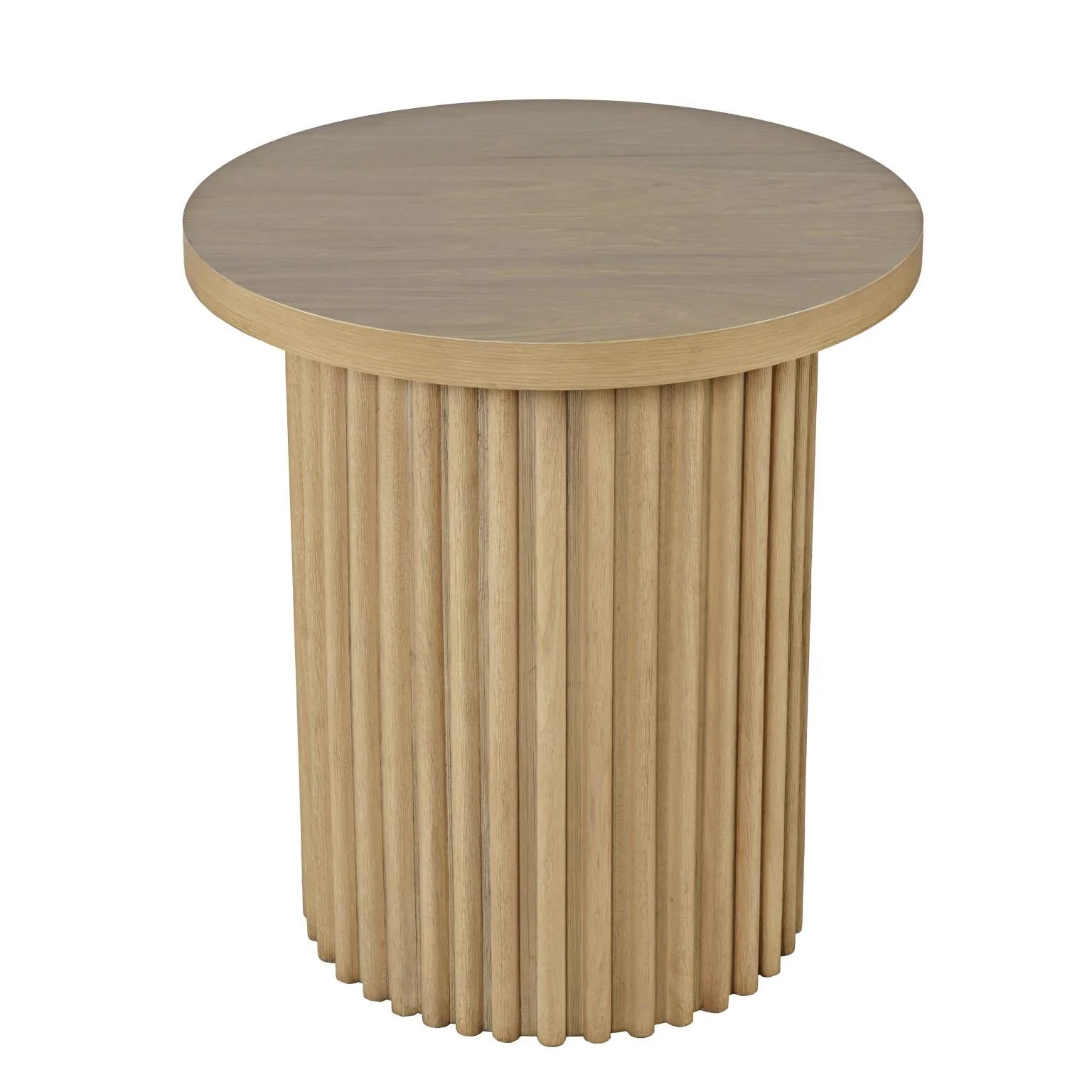 Lightweight Nord End Table - Natural Functional