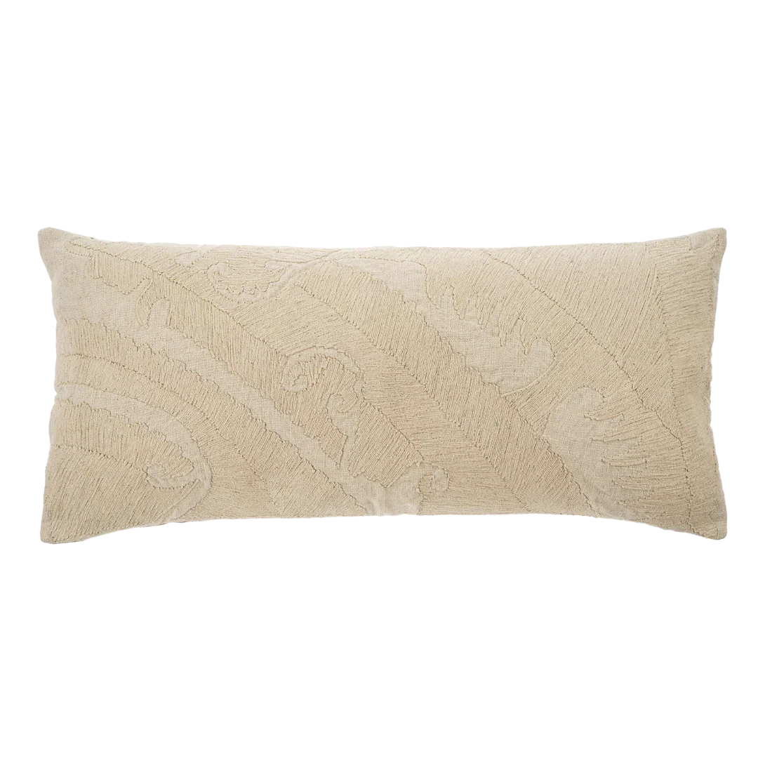Modern Elodie Embroidered Pillow Practical