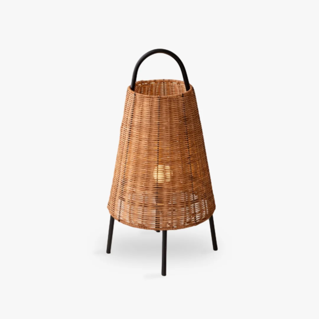 Carefully Designed Japanese Rattan Art Table Lamp Advanced