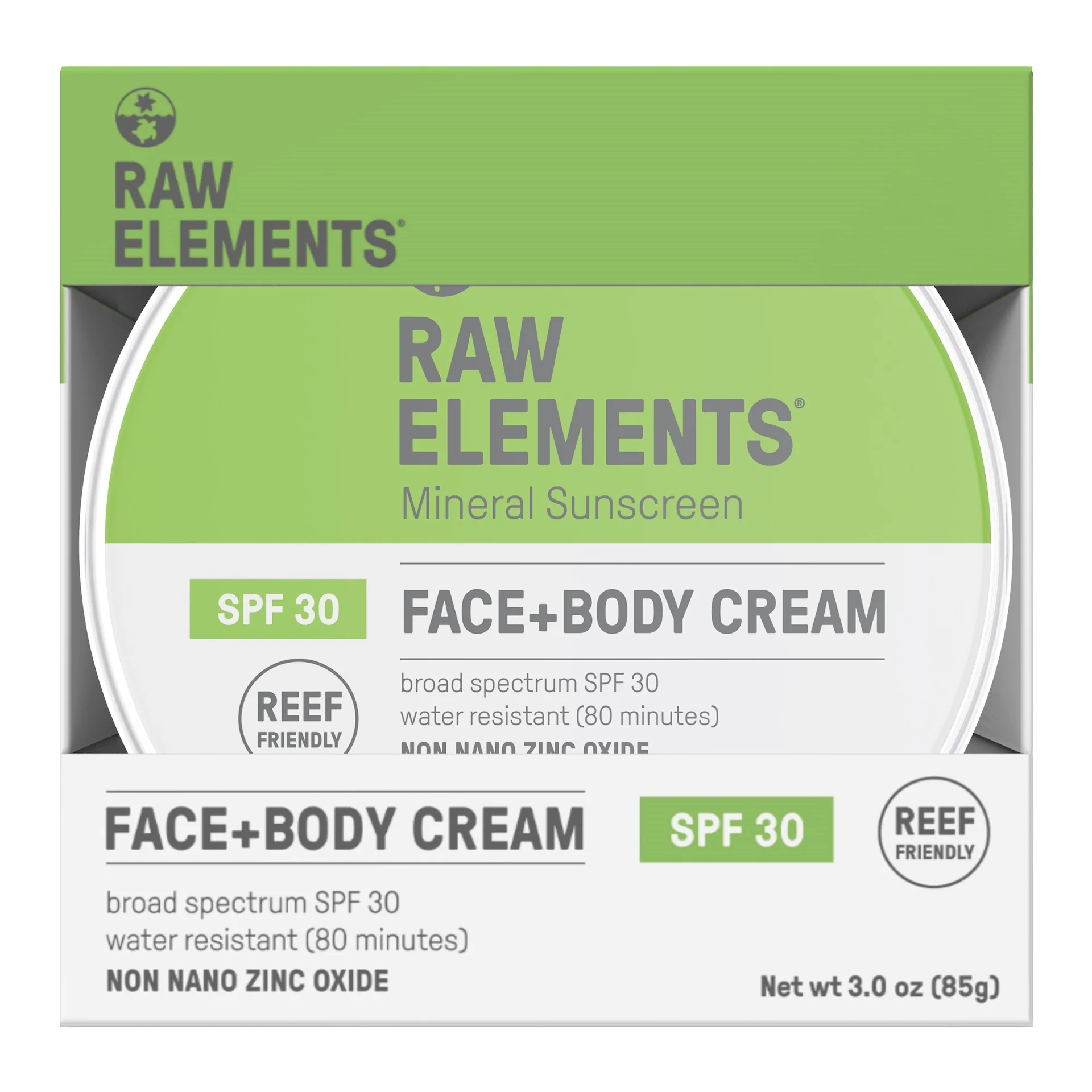Premium Raw Elements Face Body - SPF 30 First-Class