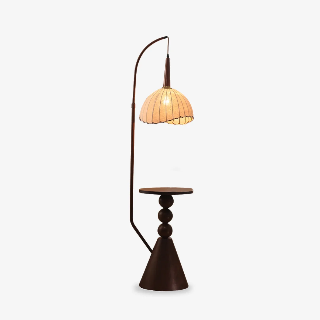 Crafted KUM Side Table Floor Lamp Specialty