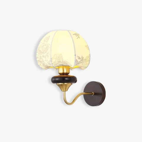 Effective Pumpkin Printing Wall Lamp Crafted