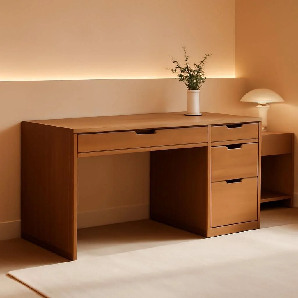 First-Class Espresso Forty Eight Inch Desk For Small Home Office Green