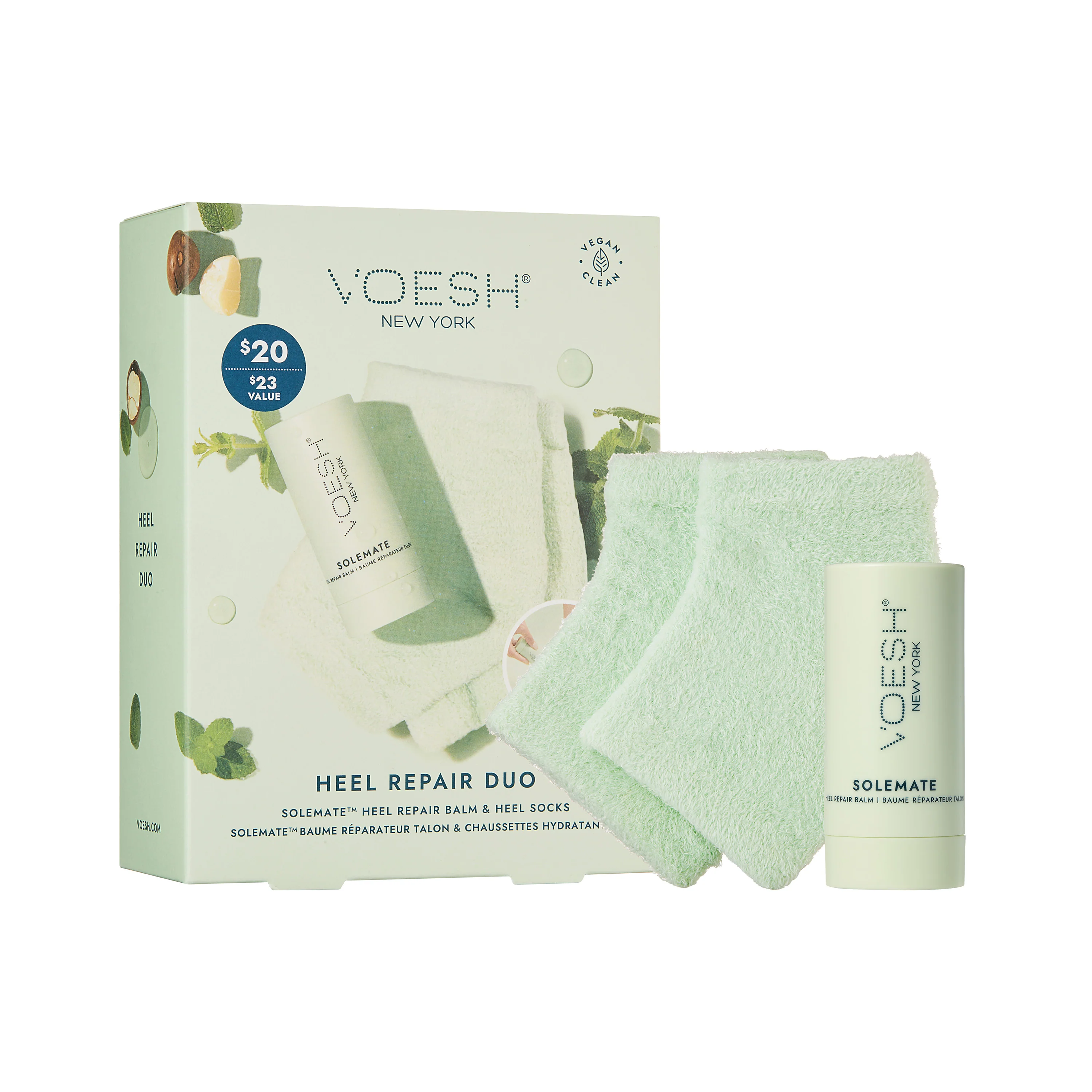 Green VOESH Heel Repair Duo – Mint Lightweight