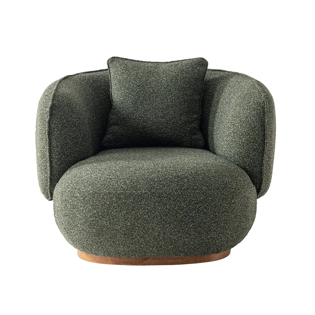 Innovative Luna Premium Boucle Accent Chair Consistent