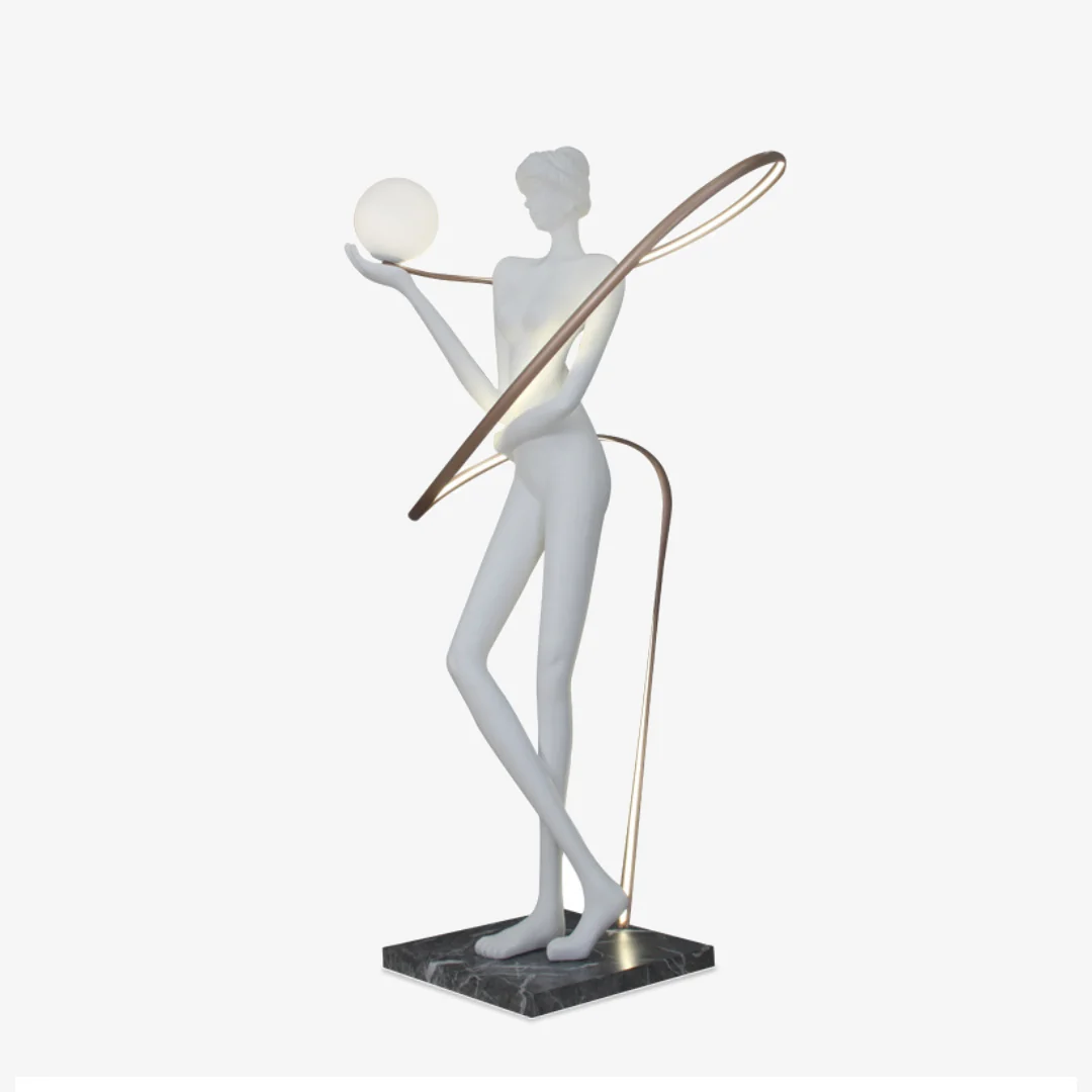 Crafted Doria Goddess Floor Lamp Recyclable