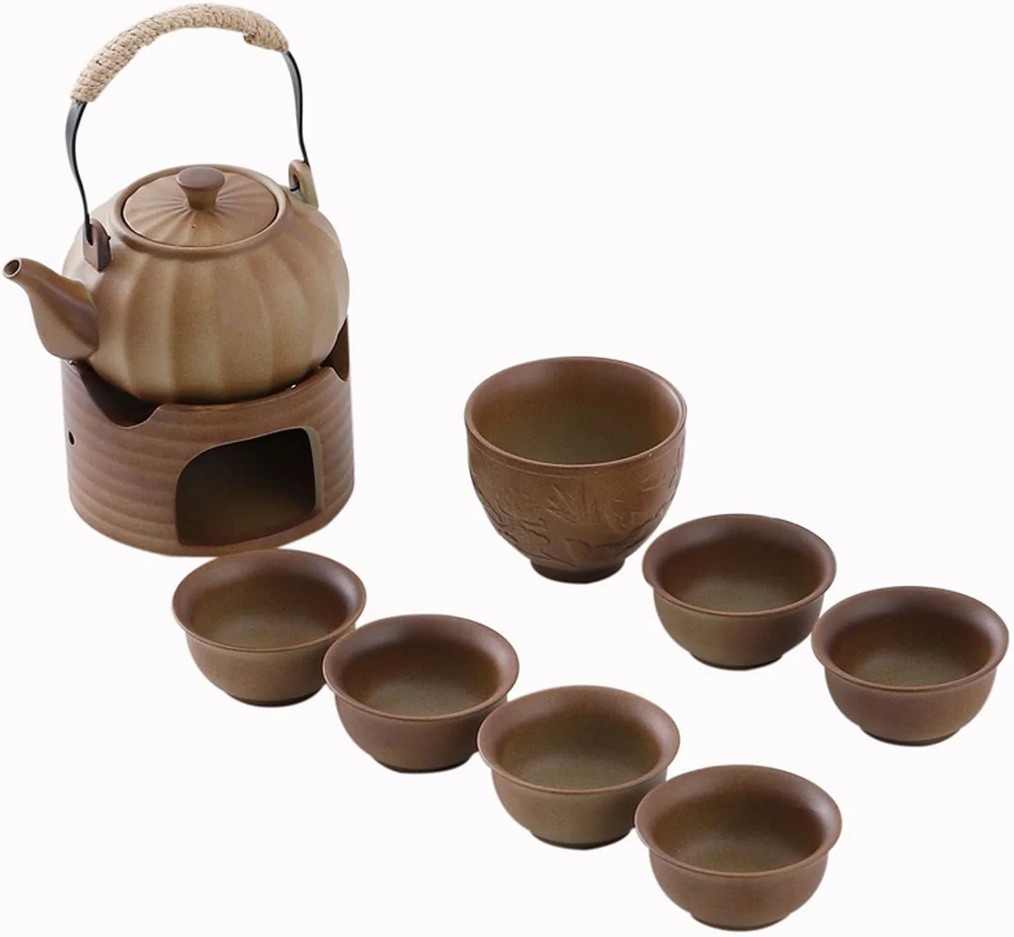 Powerful Lifting Beam Pot Style Rough Pottery Tea Set Boiled Over Open Fire Gift Box Packaging Suitable for Mother'S Day Father'S Day Christmas Top-Quality