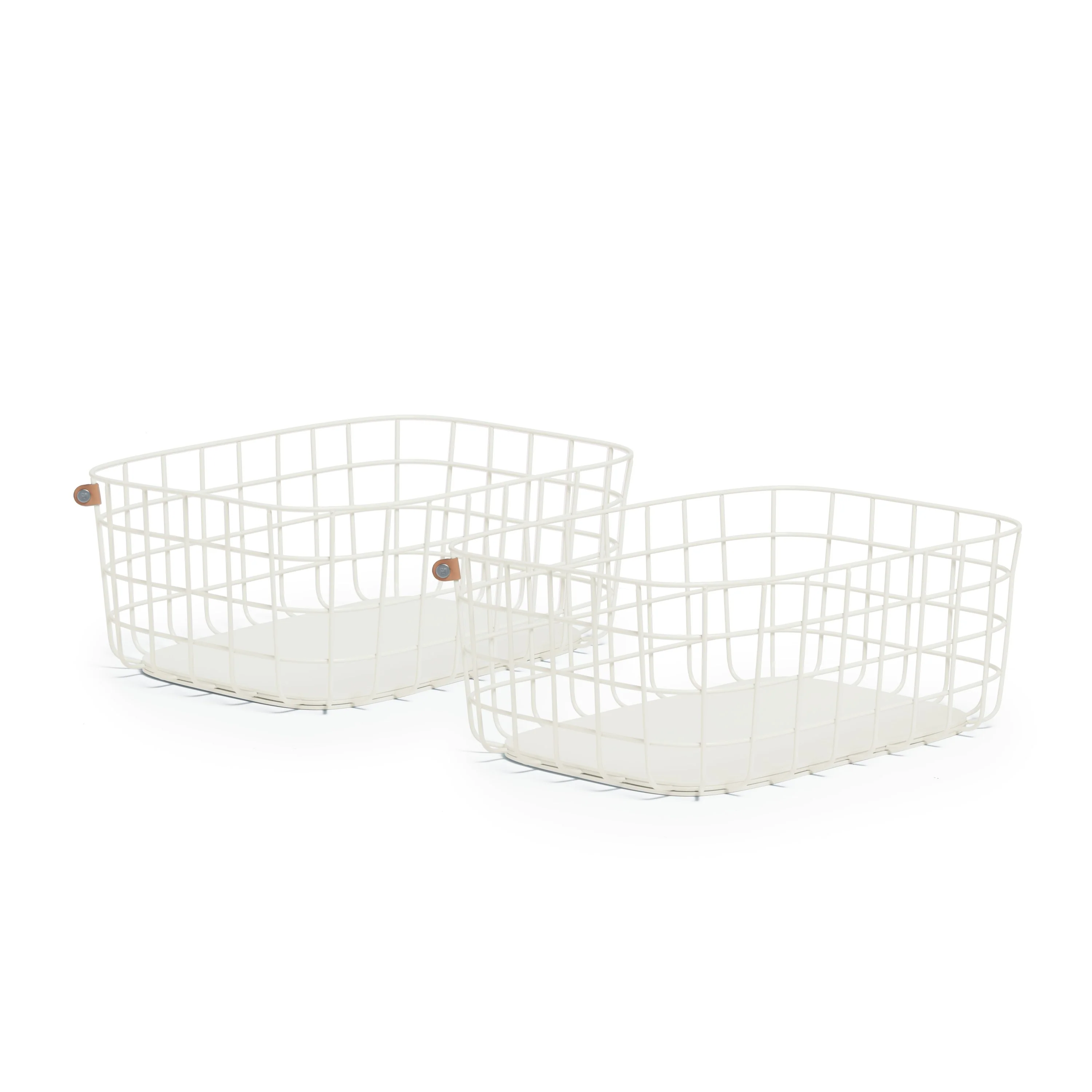 Advanced Open Spaces Large Wire Baskets Natural