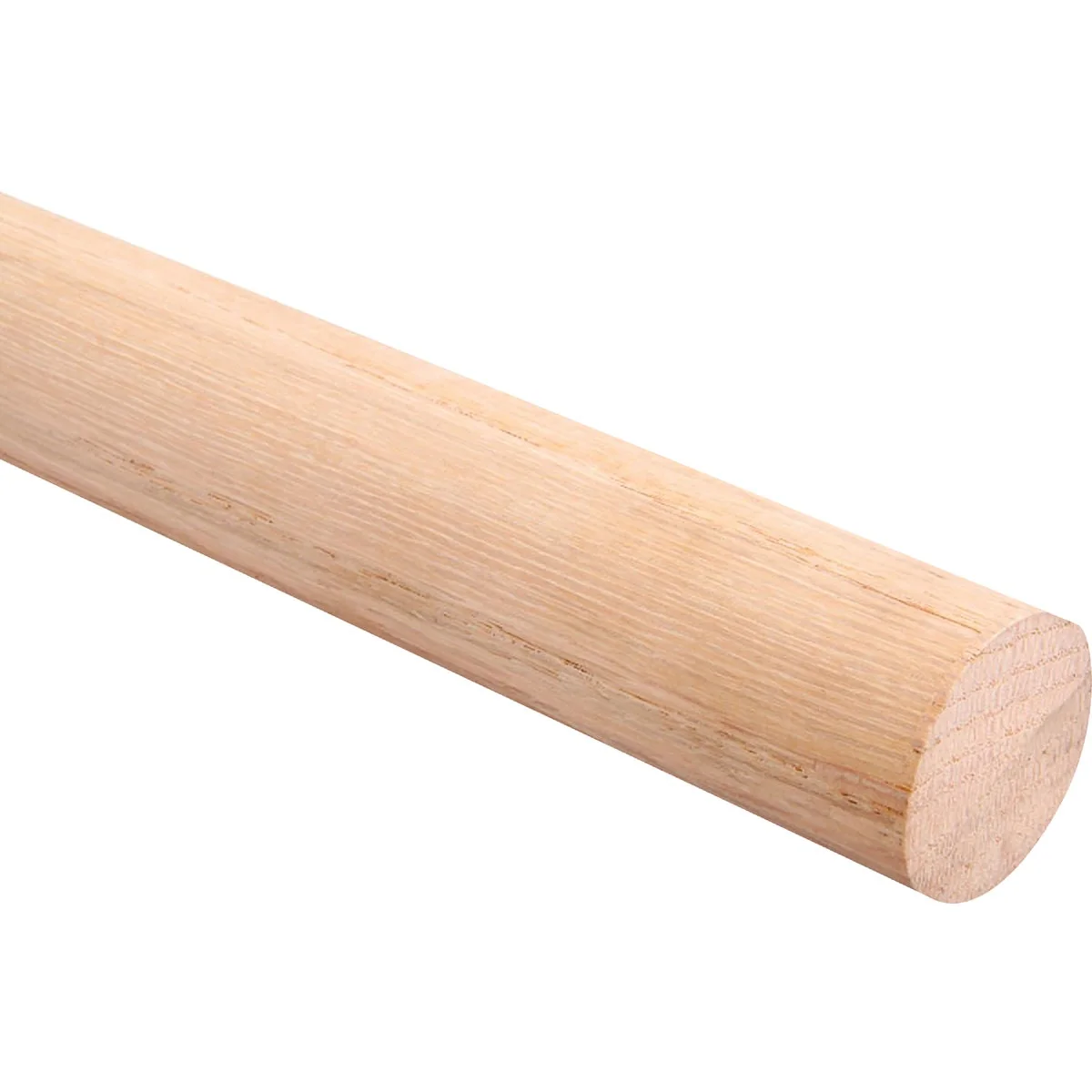 Traditional John Sterling Closet-Pro 6 Ft. x 1-5 16 In. Red Oak Closet Rod Unfinished Natural