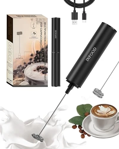Top-Quality Rechargeable Milk Frother with Cover Reliable
