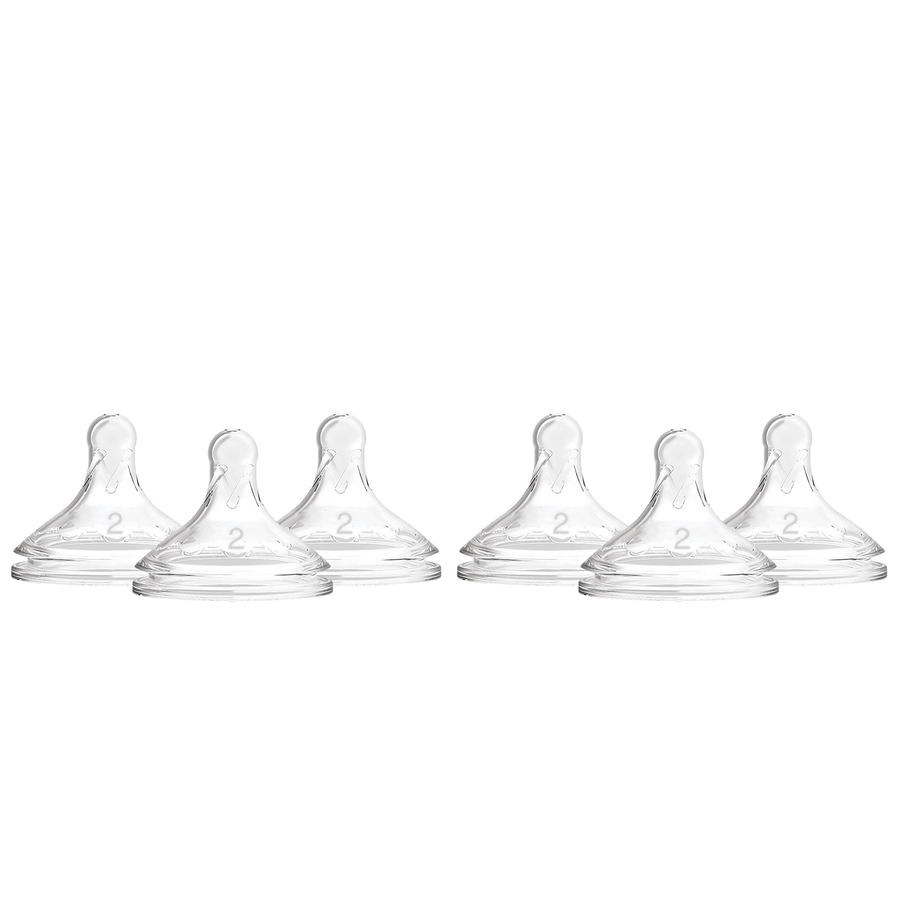Professional Dr. Brown's Level 2 Flow Silicone Wide-Neck Nipples Safe