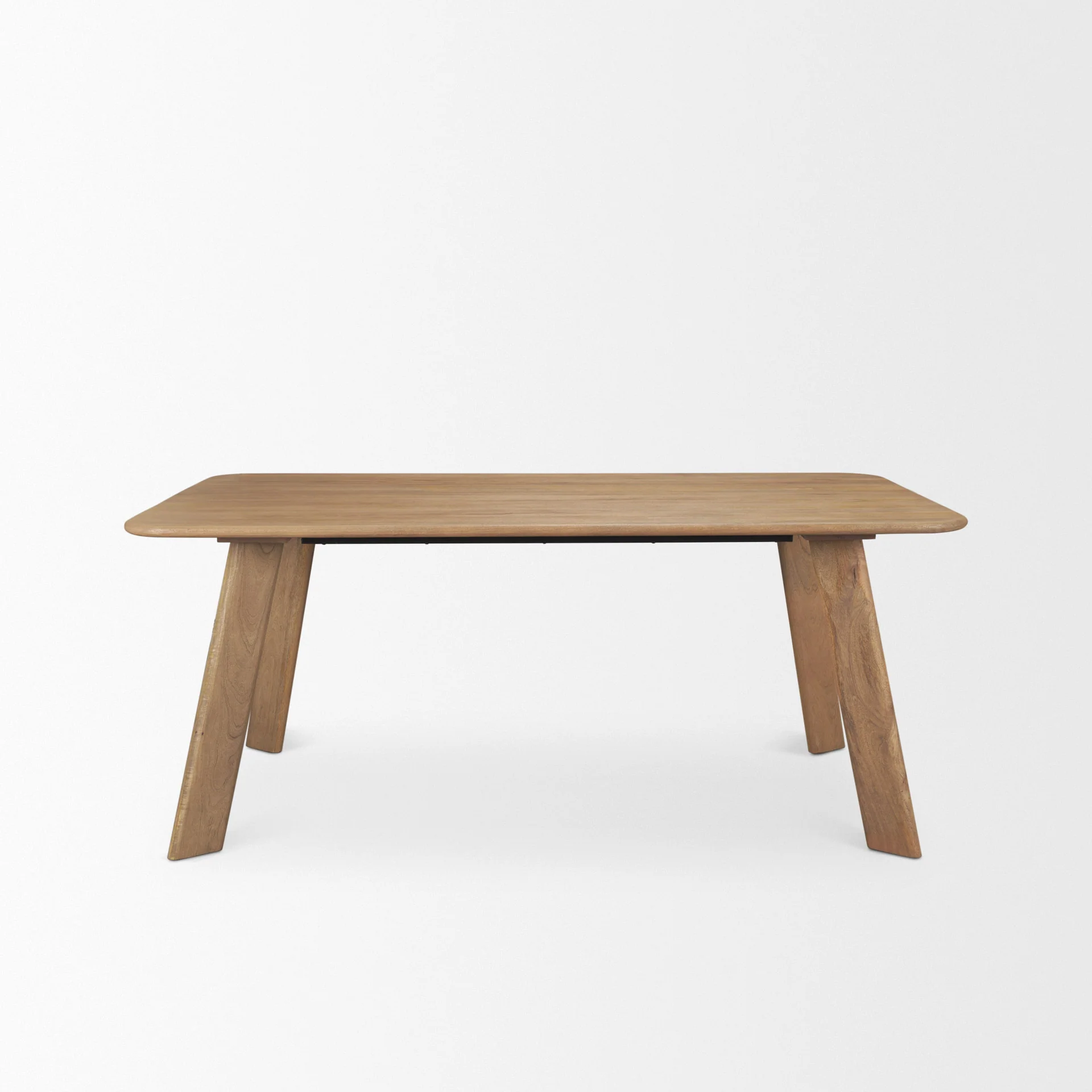 Smooth Welborn 72 84 Light Brown Wood Rectangular Dining Table Elegant