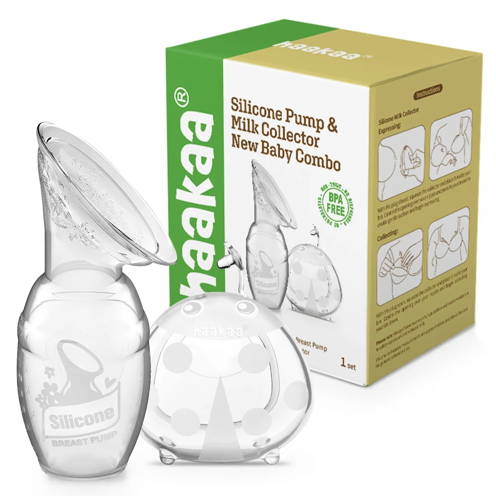 Smart Haakaa Silicone Pump Milk Collector Set Authentic
