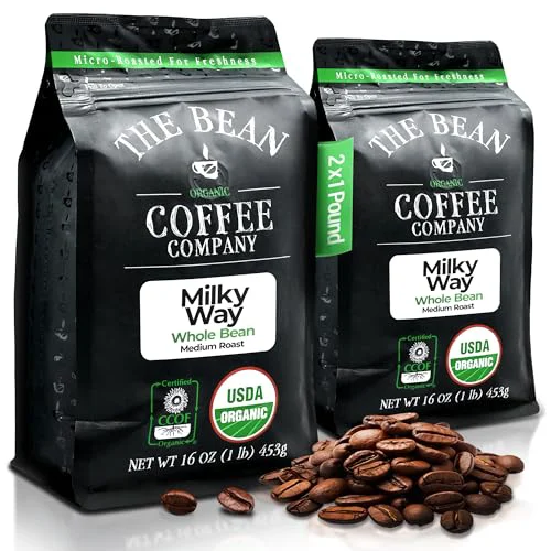 Pure The Bean Organic Coffee Company Milky Way 32 Ounce Lightweight