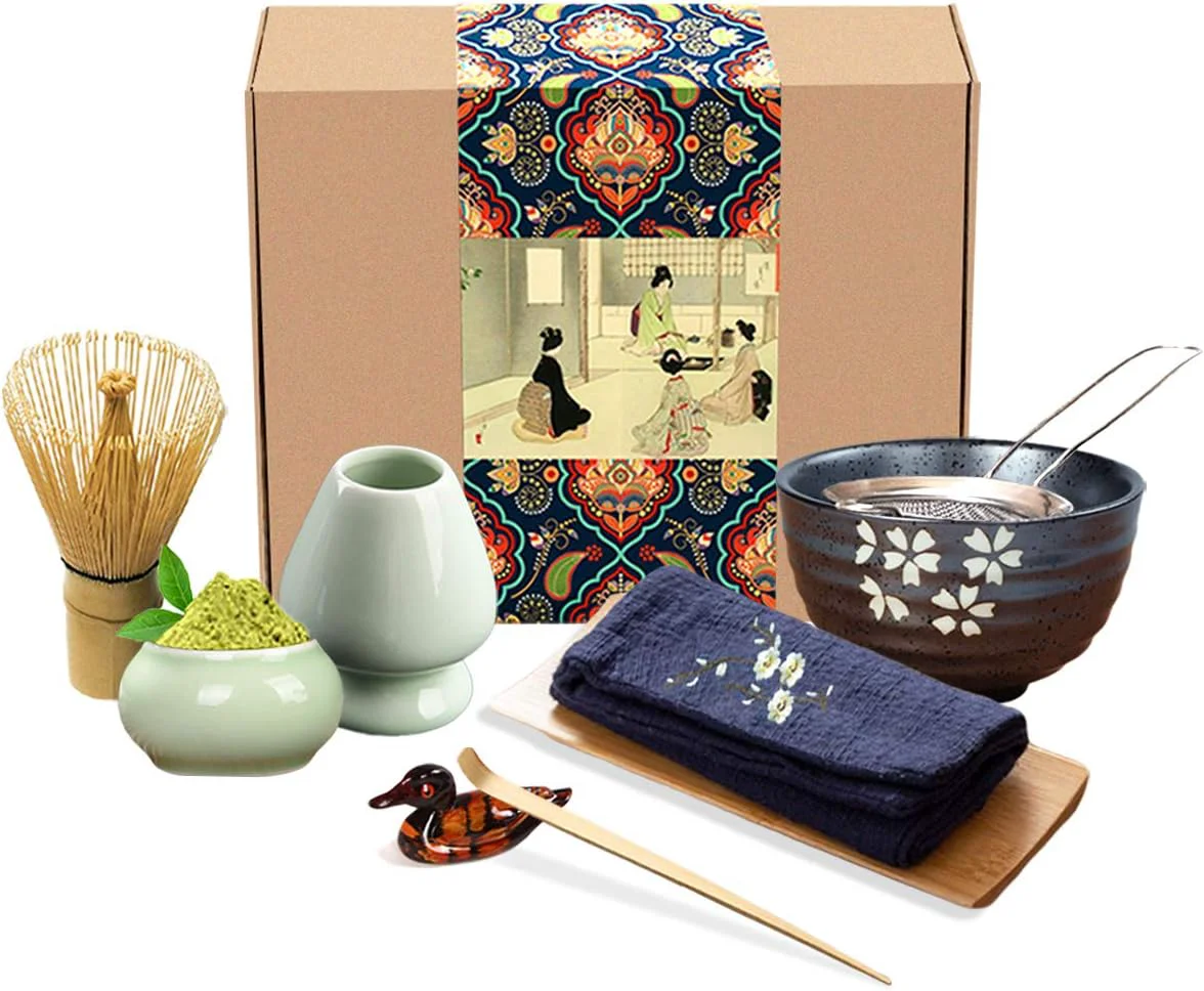 Fast Artcome Traditional Japanese Matcha Tea Set 9Pcs Elite
