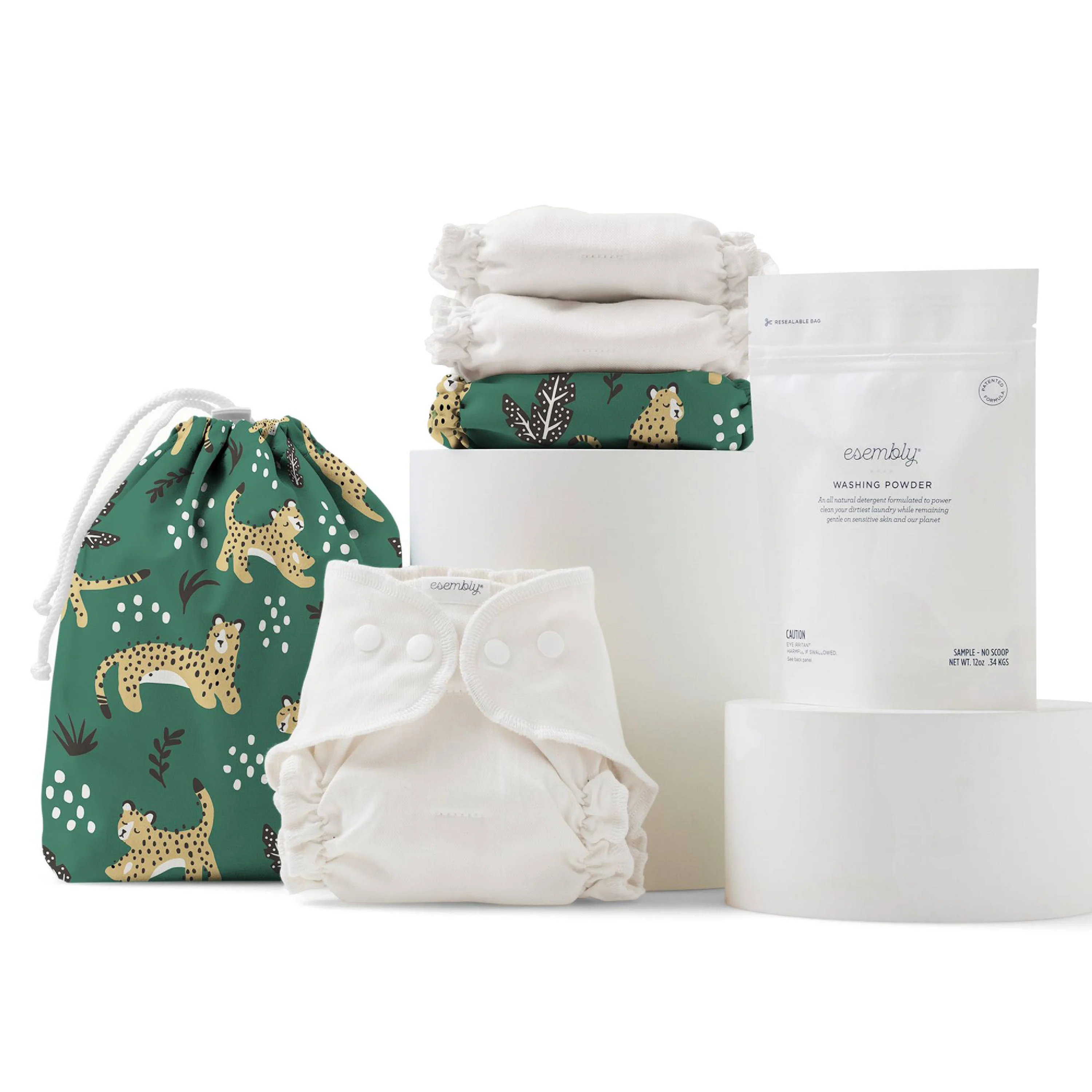 Effective Esembly Baby Cloth Diaper Try-It Kit Size 2 Stylish