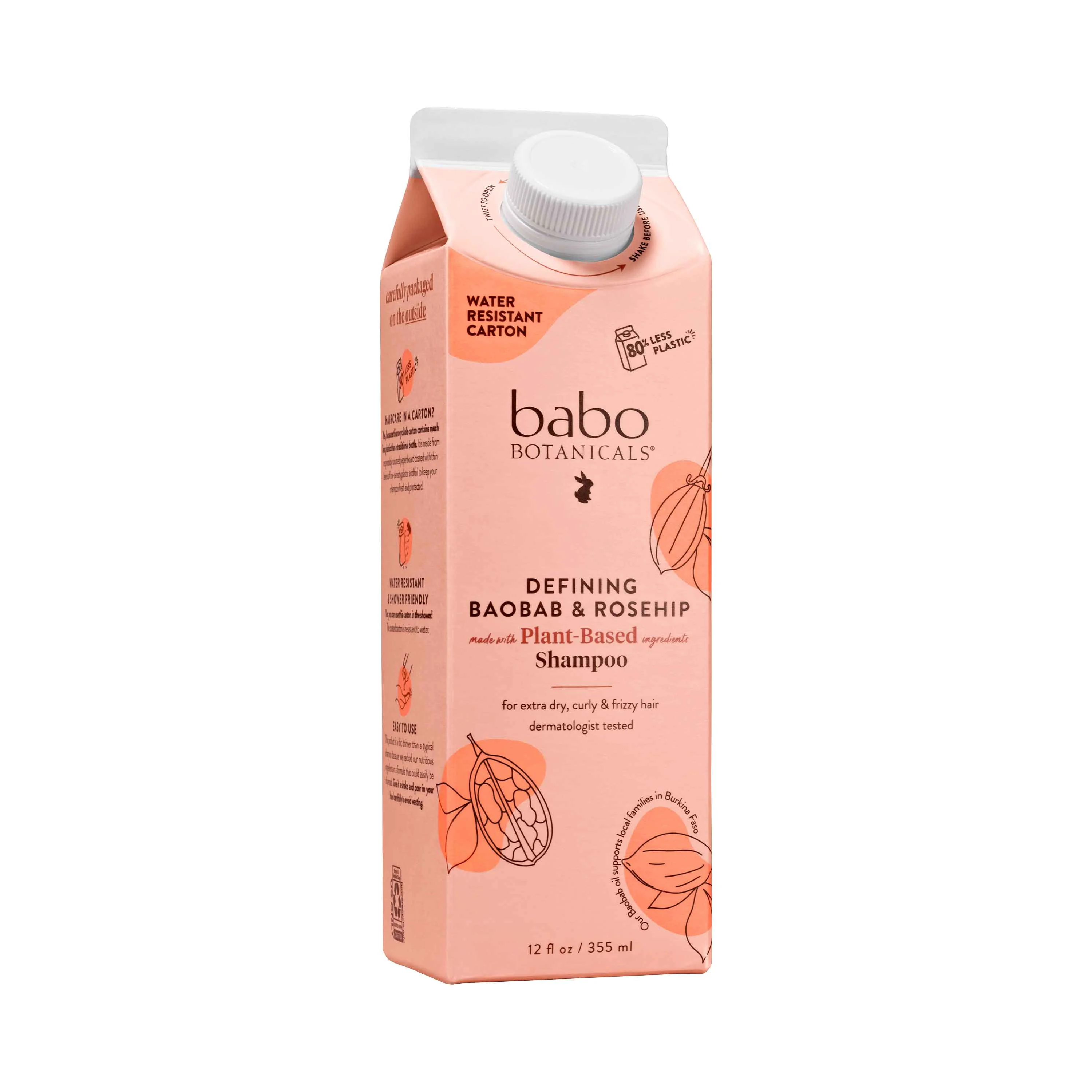 Functional Babo Botanicals Defining Baobab Rosehip Shampoo Flexible