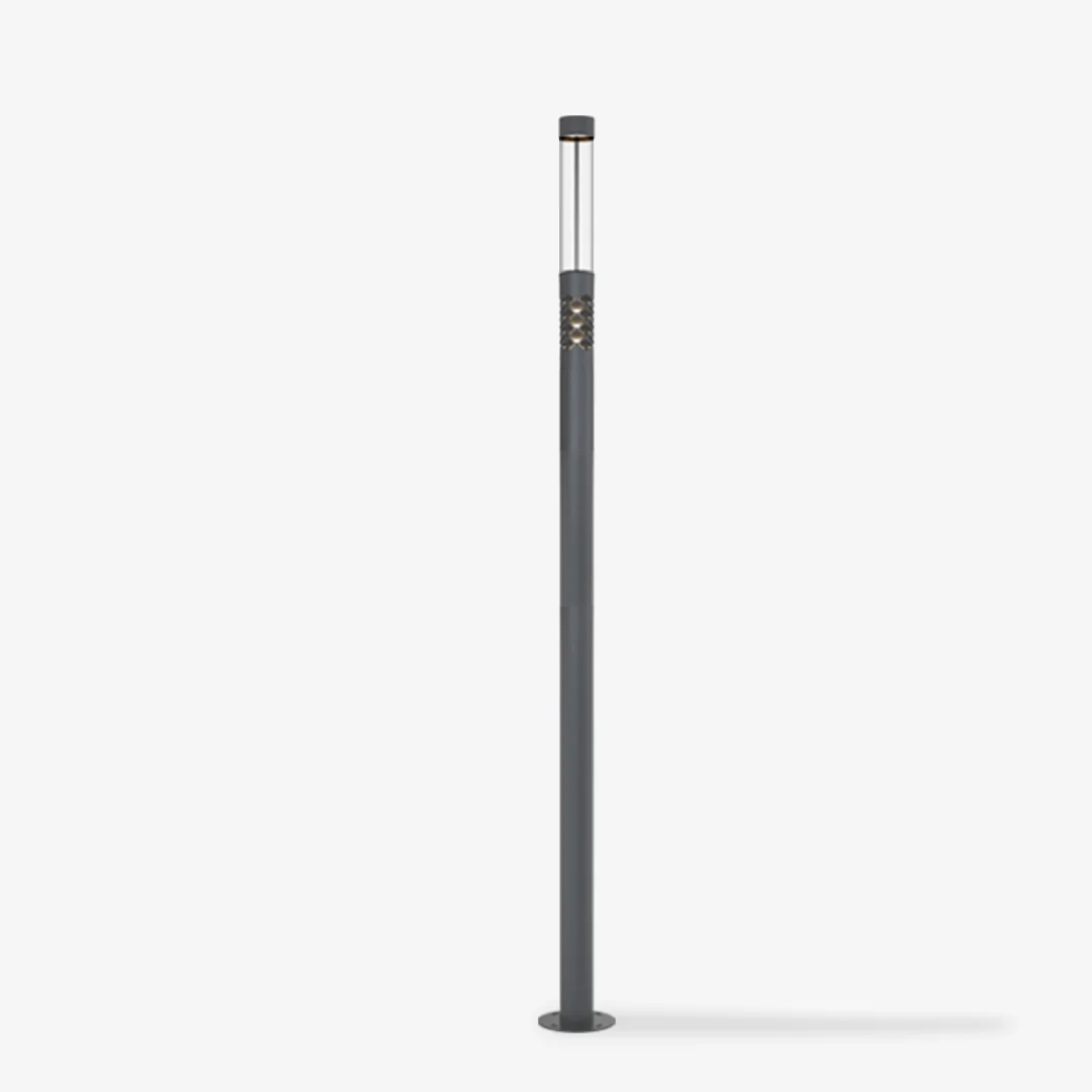 Versatile Modern Courtyard Floor Lamp Natural