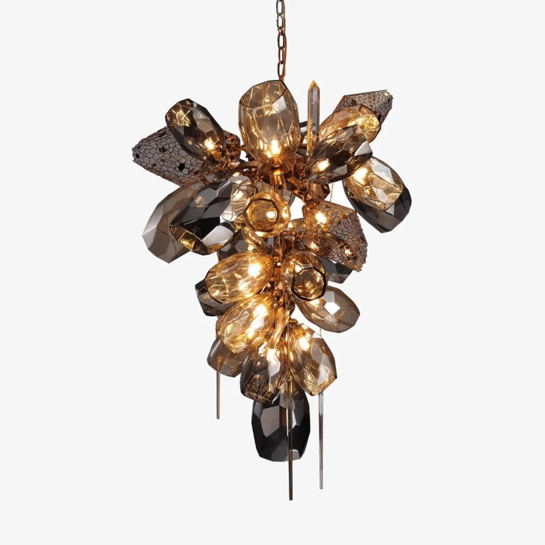 Professional European Glass Honeycomb Chandelier Elite