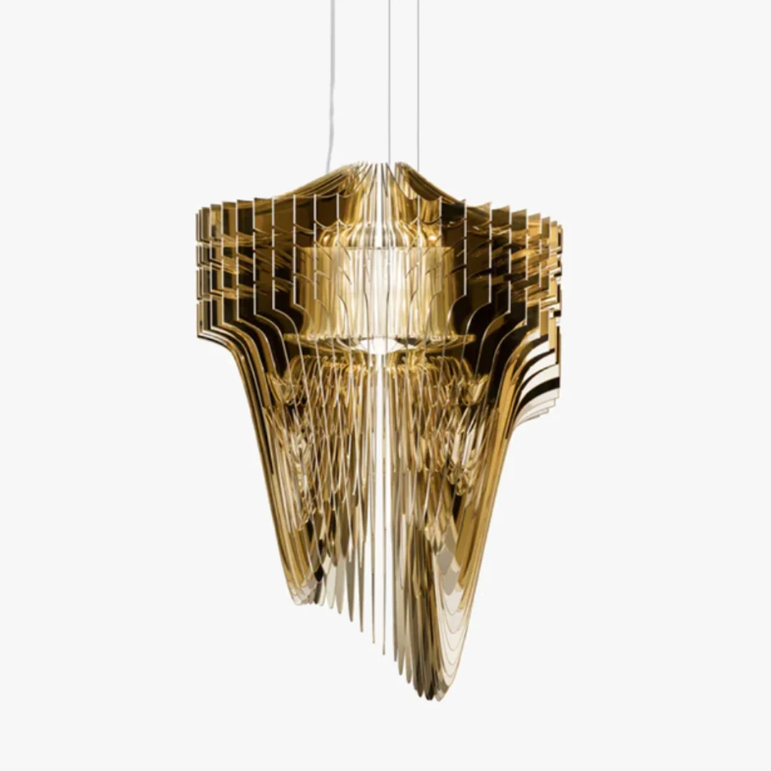 Advanced Aria Gold Chandelier Luxury