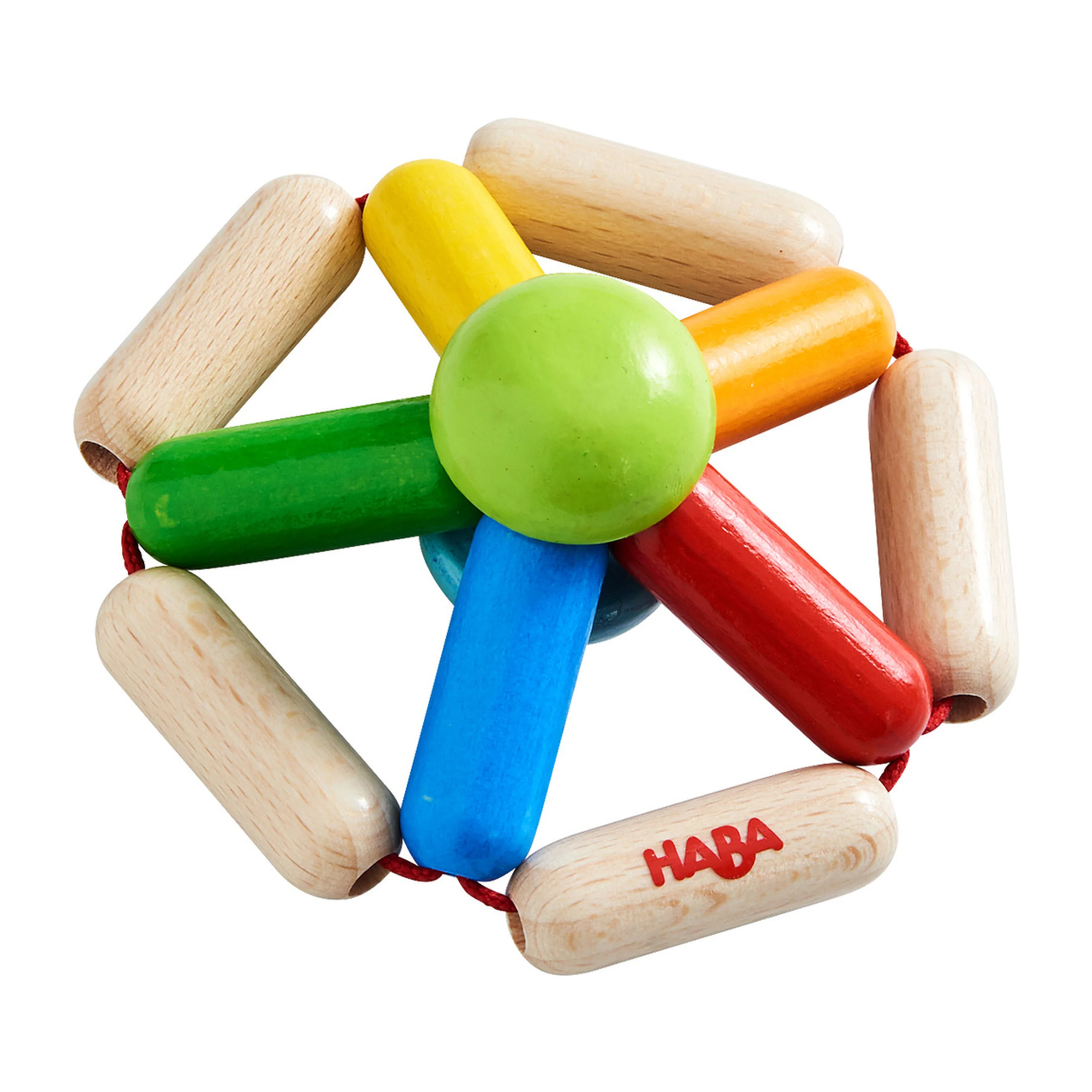 Detailed HABA Color Carousel Wooden Baby Rattle Effective