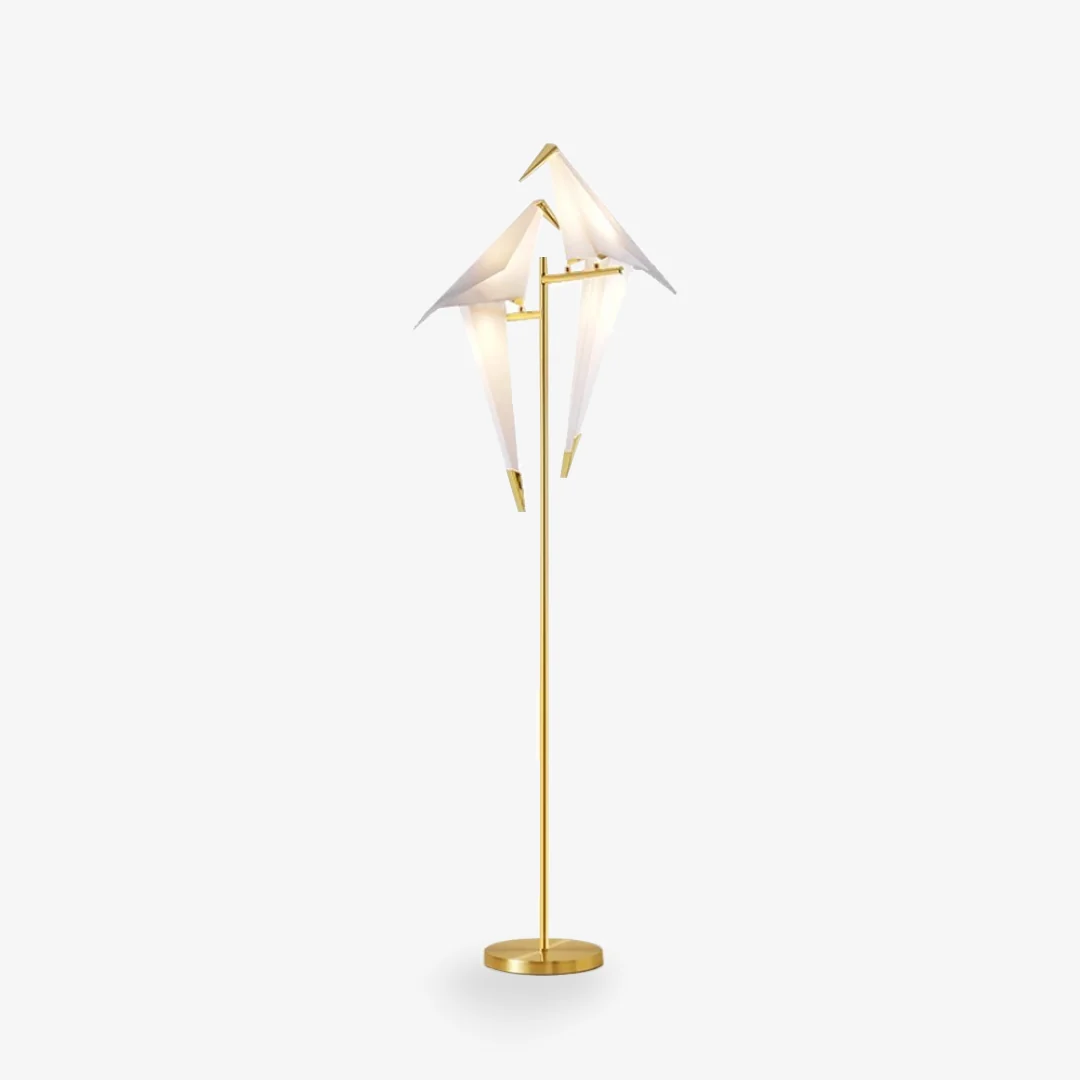 Reusable Bird Perch Floor Lamp Soft