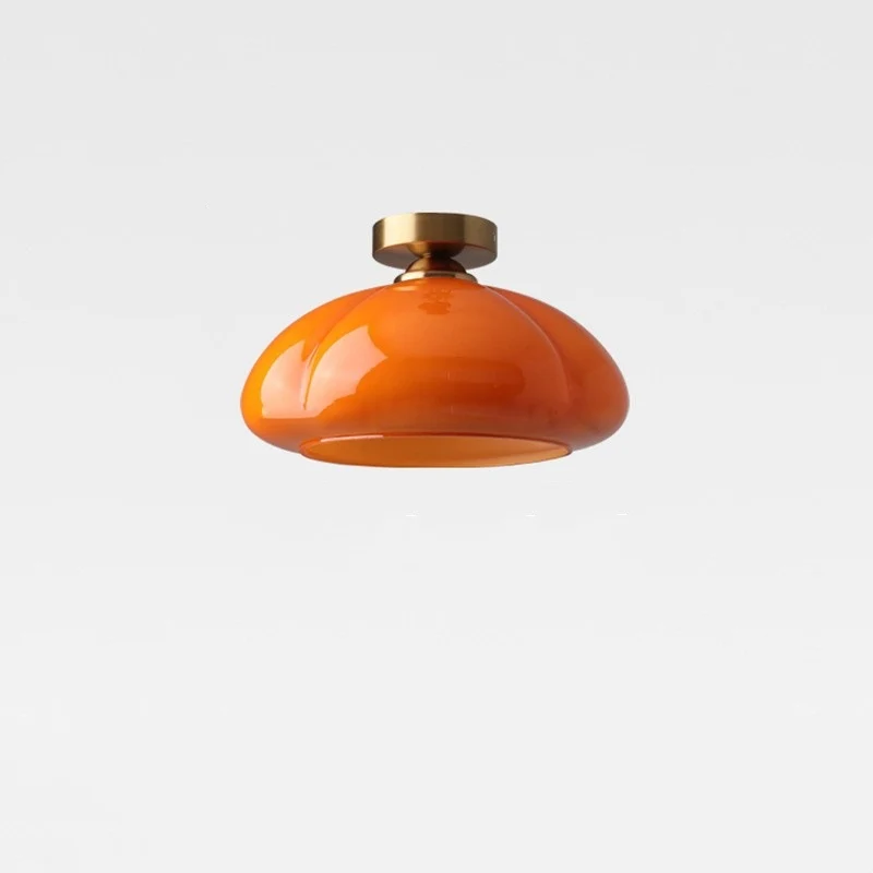 Traditional Pumpkin Ceiling Lamp User-Friendly