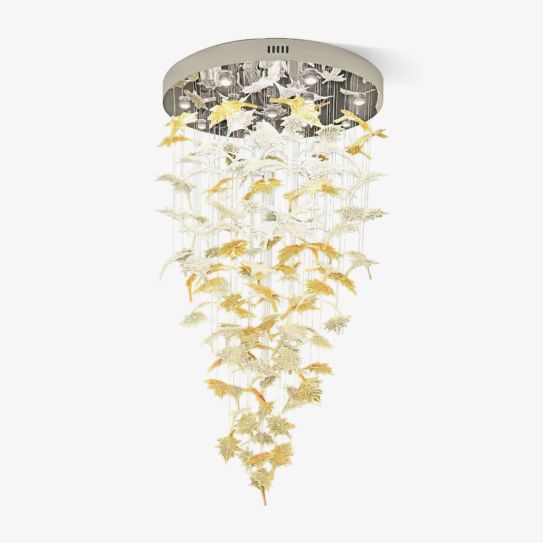 Unique Maple Leaf Chandelier Traditional