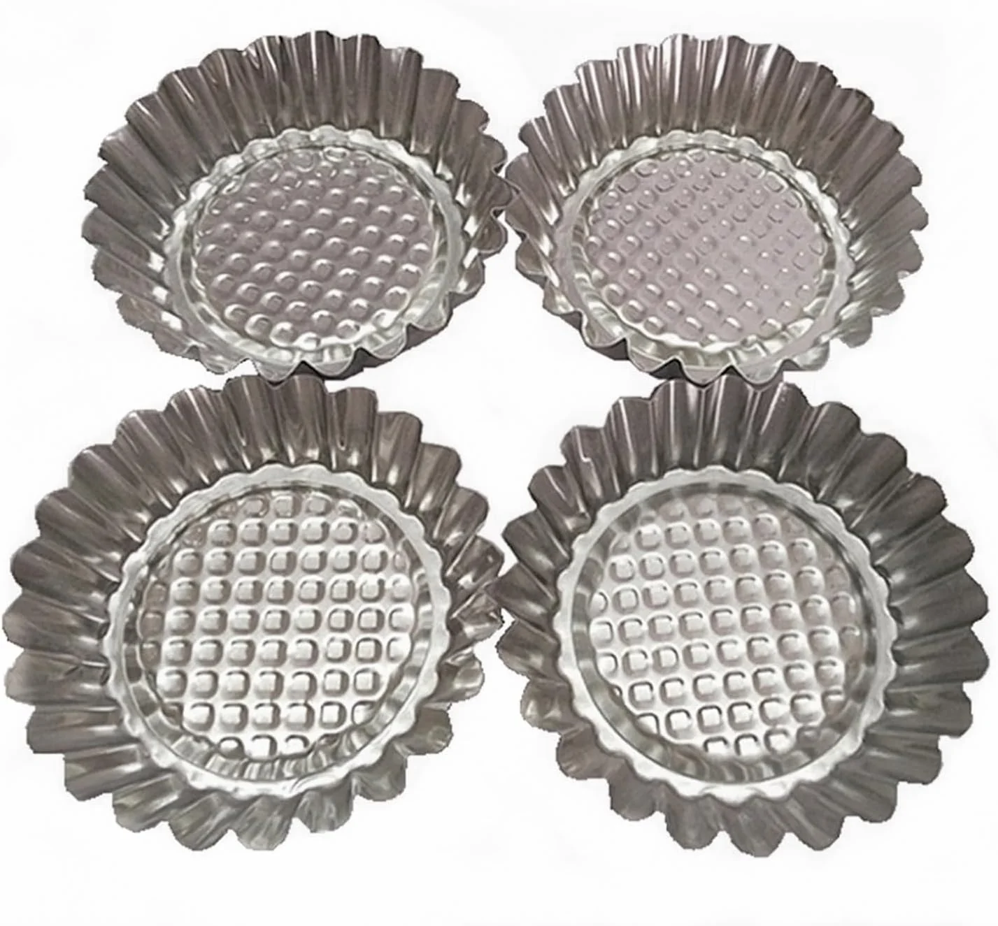 Responsible 20-Pack Mini Tart Pans Non-stick Fluted Tartlet Molds Modern