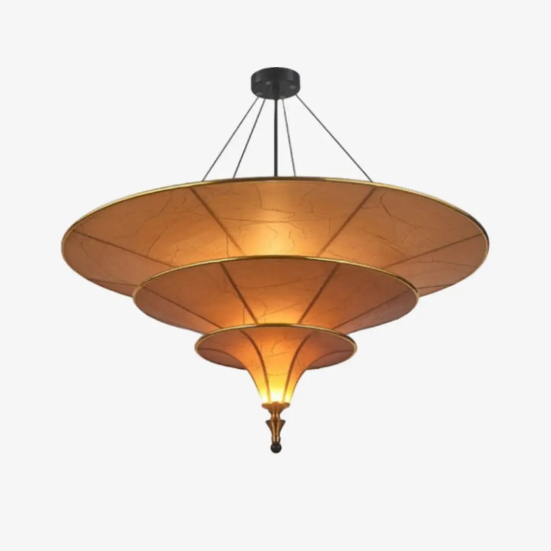 Contemporary Thai Umbrella-Shaped Pendant Lamp Modern