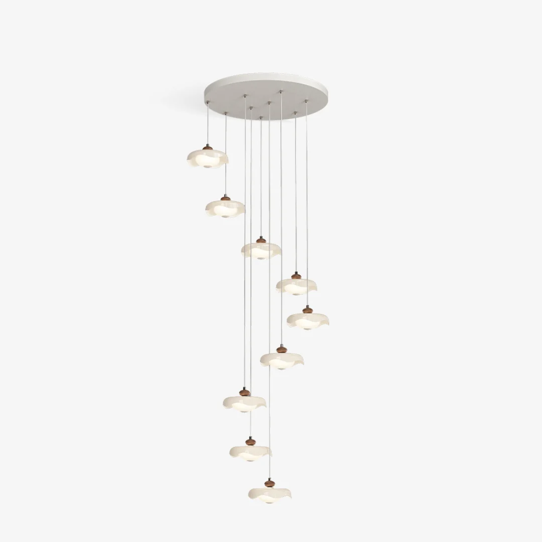 First-Class Cream Retro Rotation Chandelier Premium
