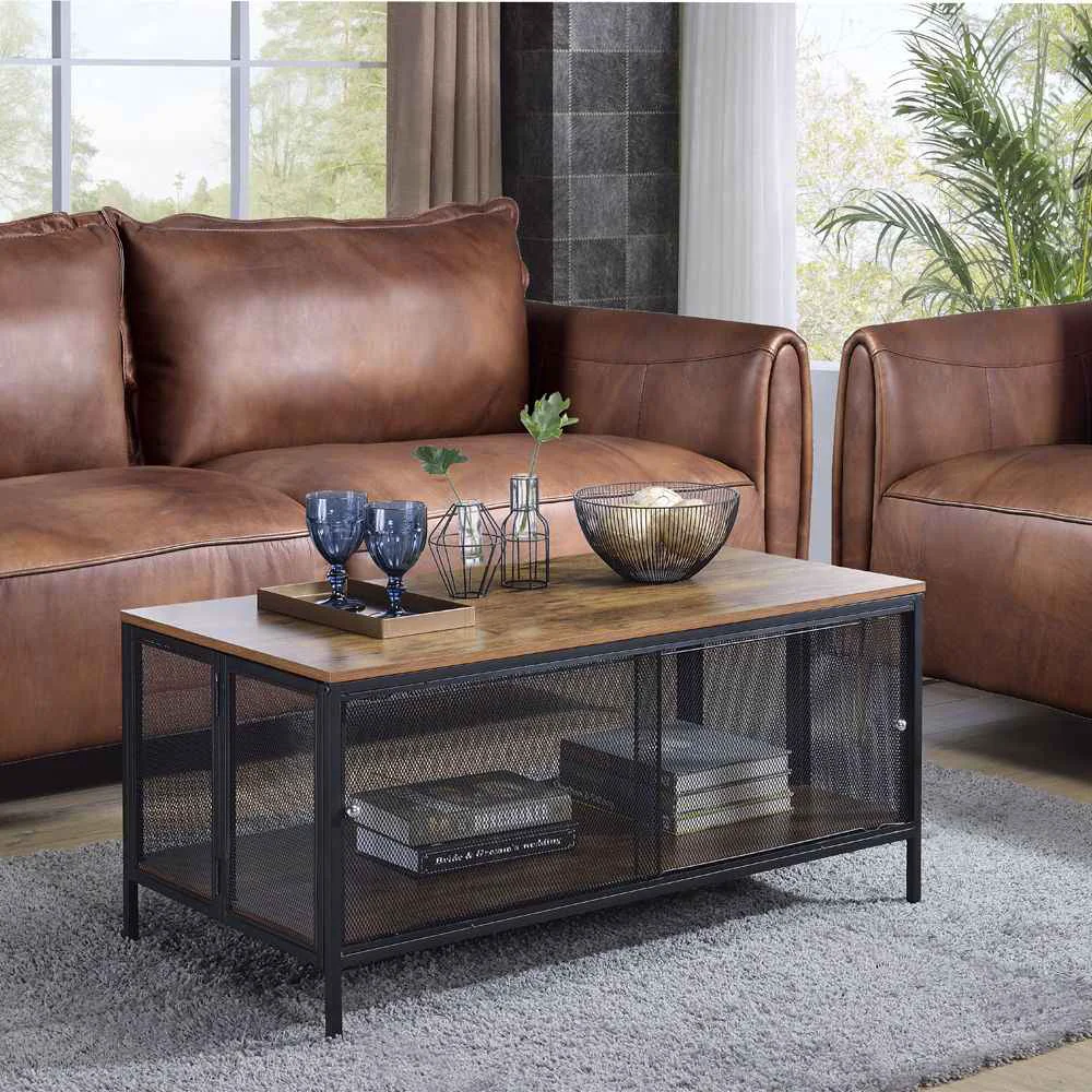 Top-Quality Winam - Coffee Table - Antique Oak Black Proven