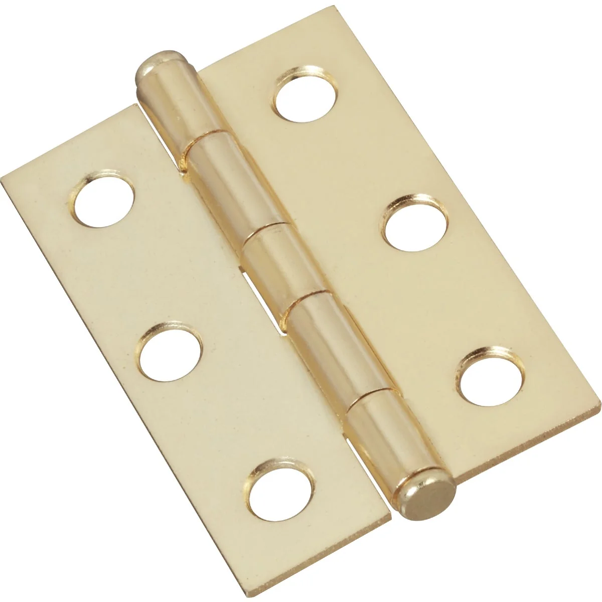 Traditional National 2-1 2 In. Brass Full-Inset Pin Hinge 2-Pack Functional
