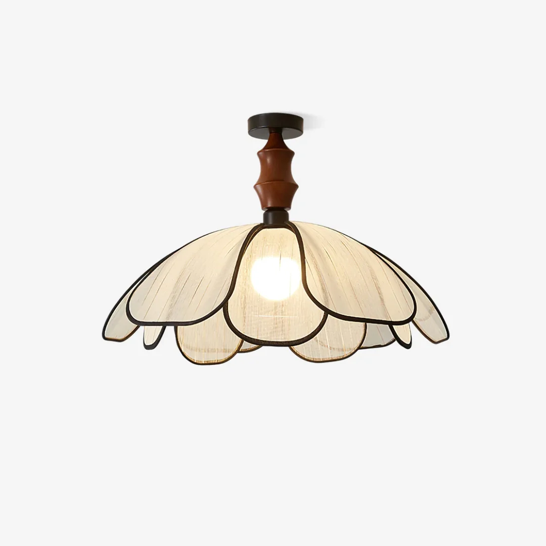 Exclusive French Flower-Shaped Ceiling Lamp Organic